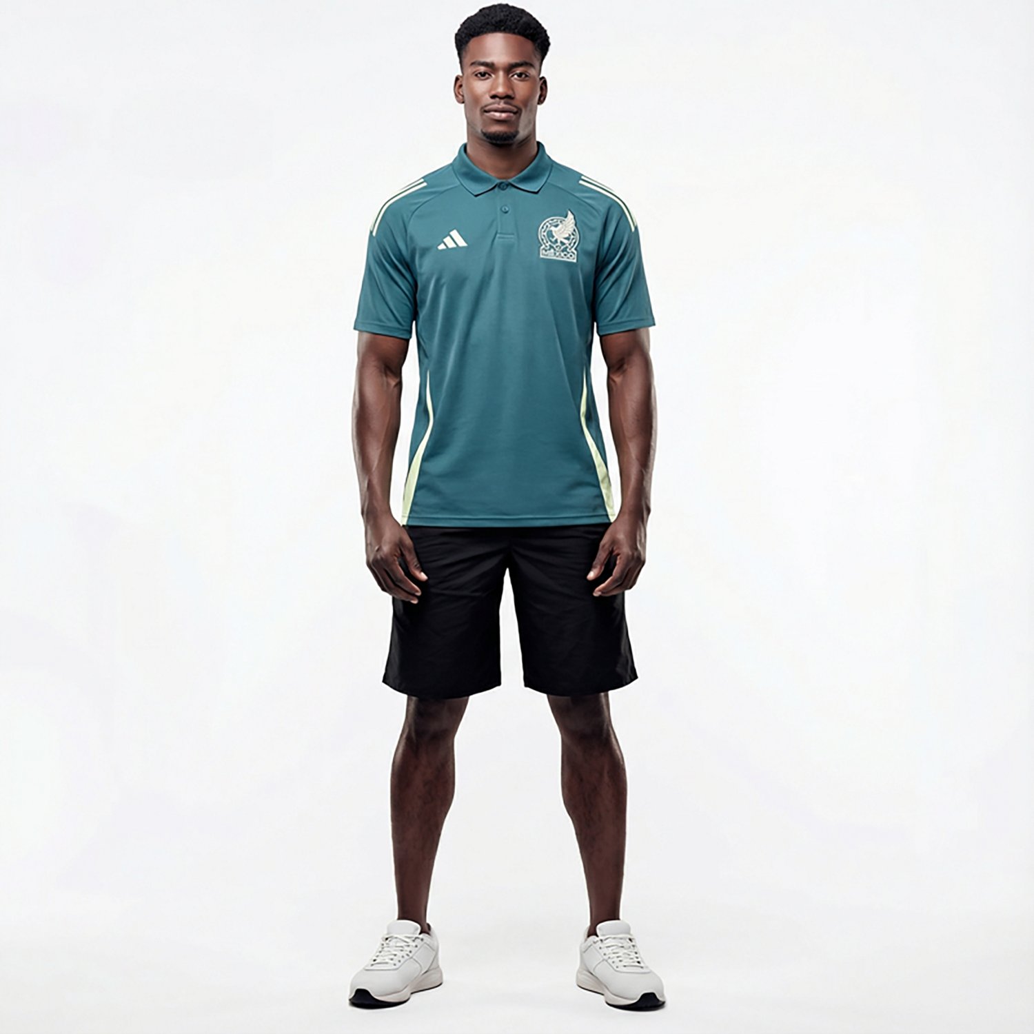 adidas Men's FMF Mexico Short Sleeve Polo                                                                                        - view number 6