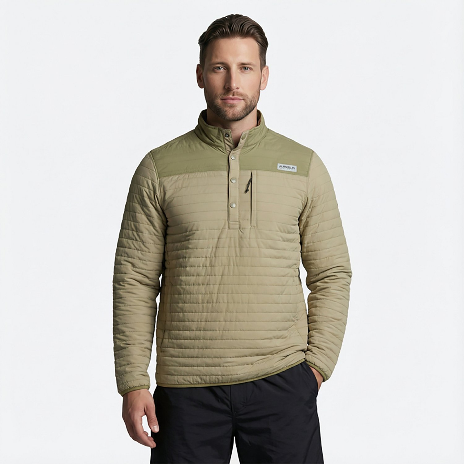 Magellan Outdoors Men's Campfire Insulated QS Top                                                                                - view number 2