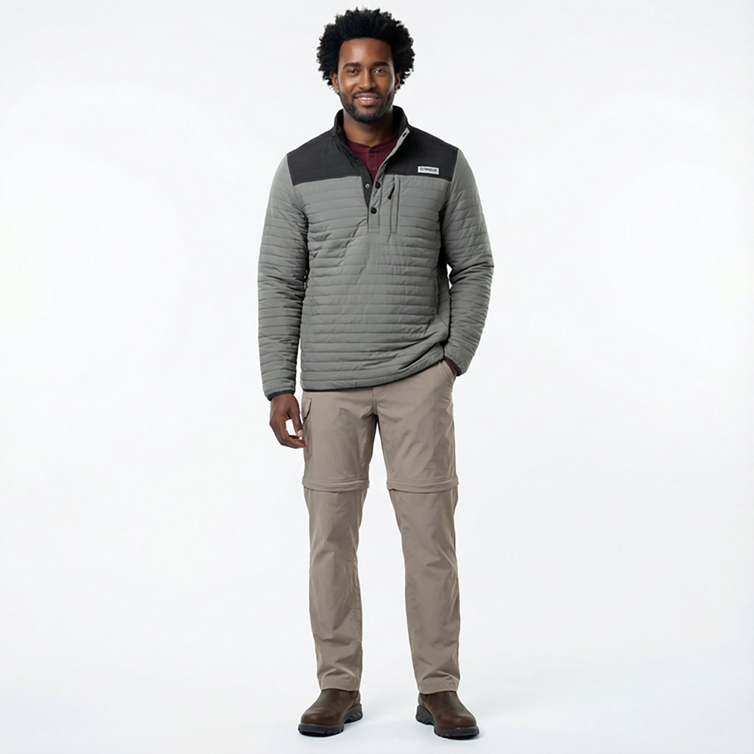 Magellan Outdoors Men's Campfire Insulated QS Top