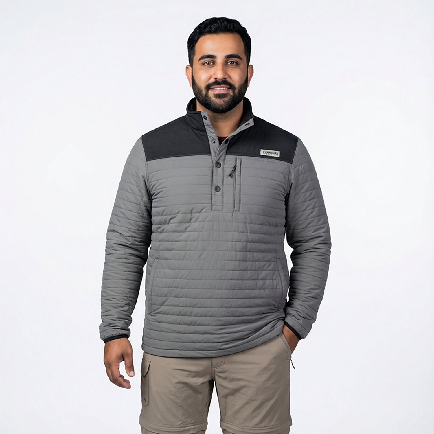 Magellan Outdoors Men's Campfire Insulated QS Top                                                                                - view number 2