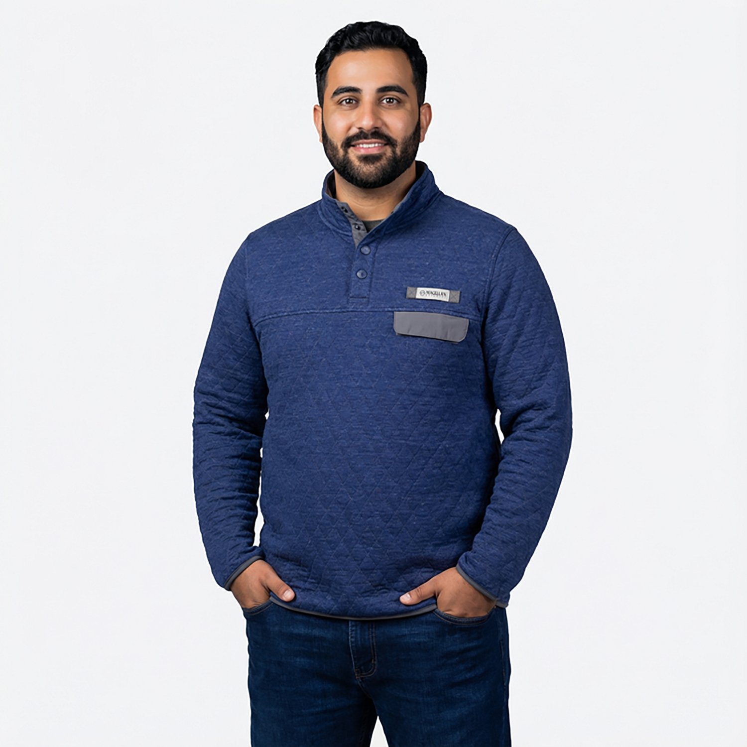 Magellan Outdoors Men's Campfire Quilted Long Sleeve QS Top - view number 2