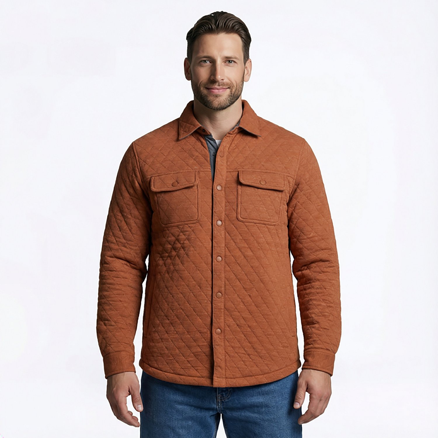 Magellan Men's Campfire Quilted Long Sleeve T-shirt - view number 2