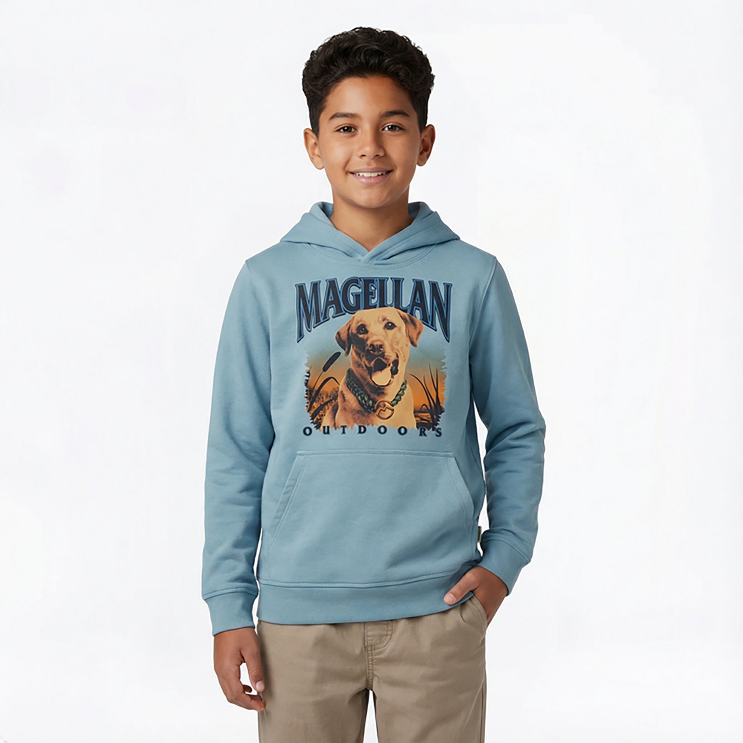 Magellan Boys' Lab Graphic Fleece Hoodie                                                                                         - view number 2