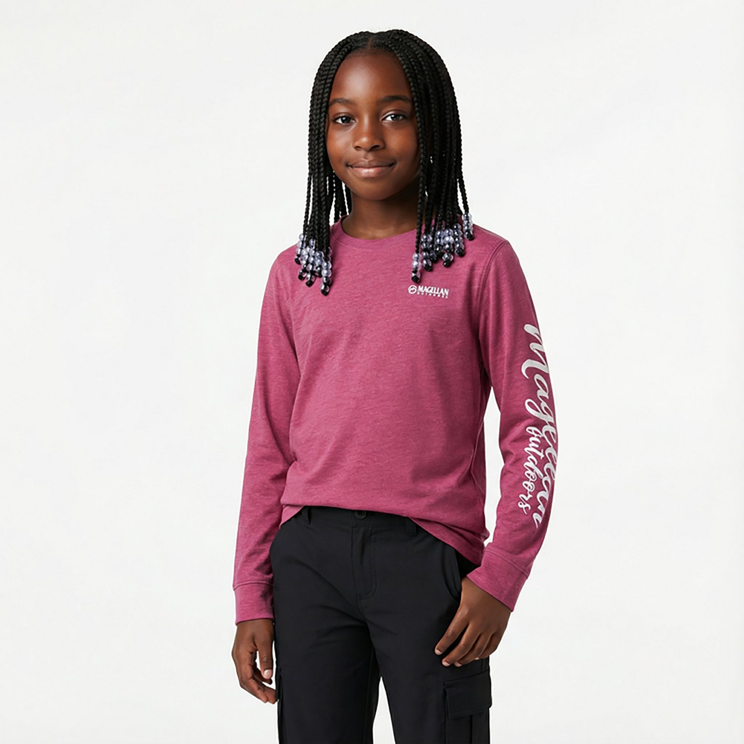 Magellan Outdoors Girls' Grotto Falls Long Sleeve T-shirt | Academy
