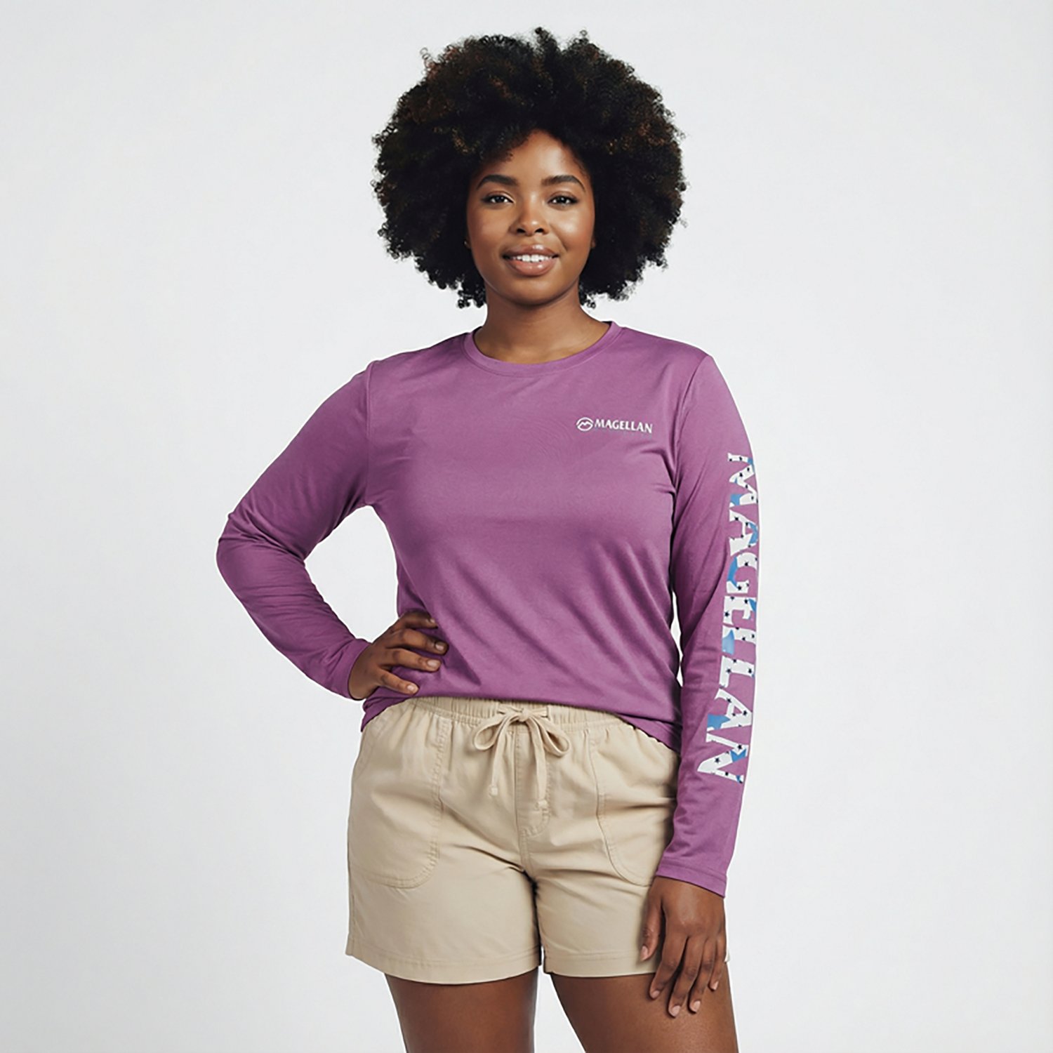 Magellan Outdoors Women's Caddo Lake Logo Long Sleeve T-Shirt - view number 4