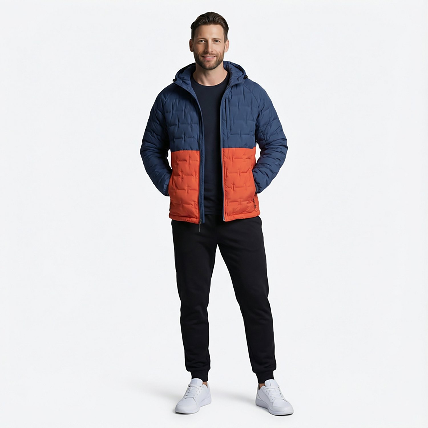 Magellan Outdoors Men's Backpacker Trail Textured Puffer Jacket