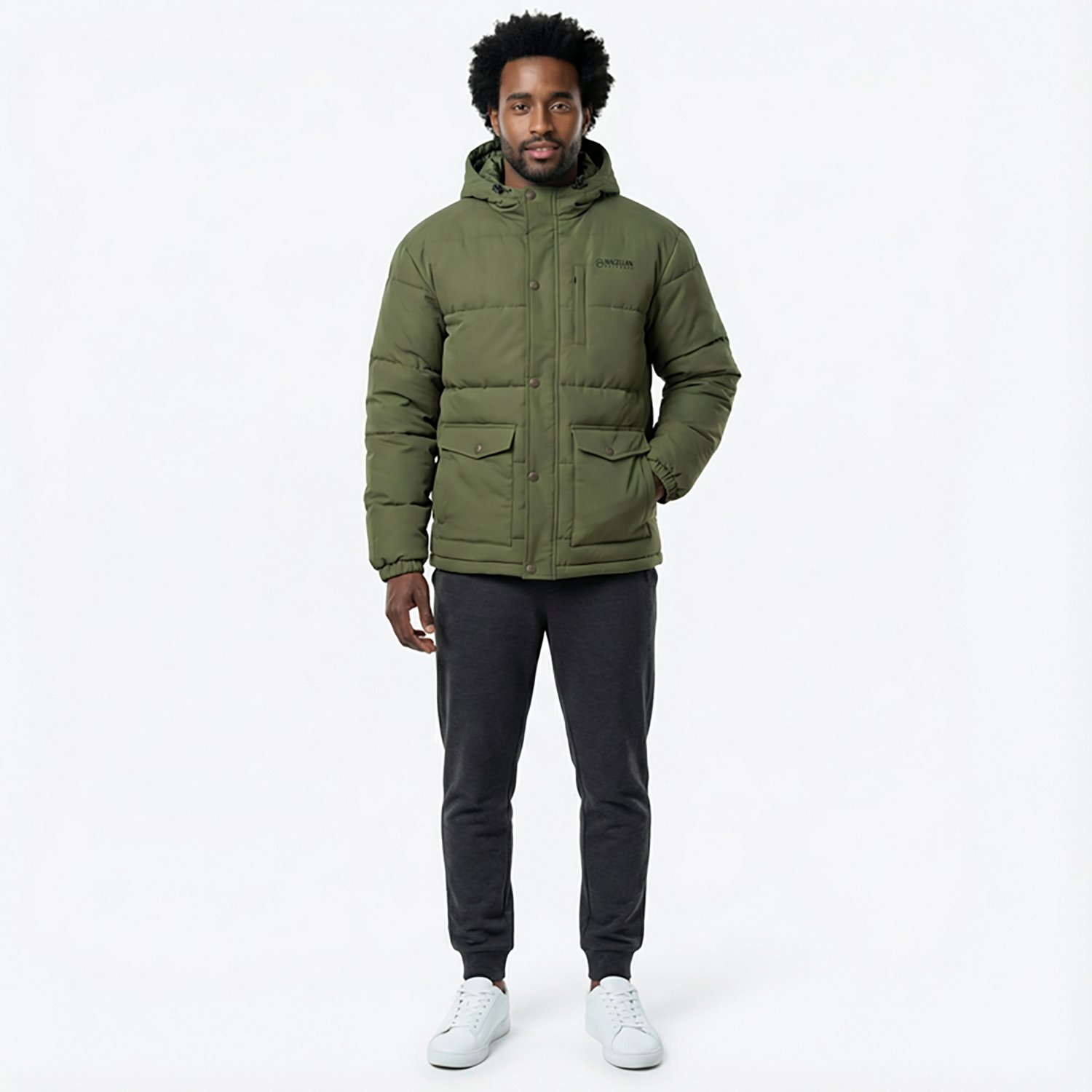 Magellan Outdoors Men's Richland Falls Utility Puffer Jacket