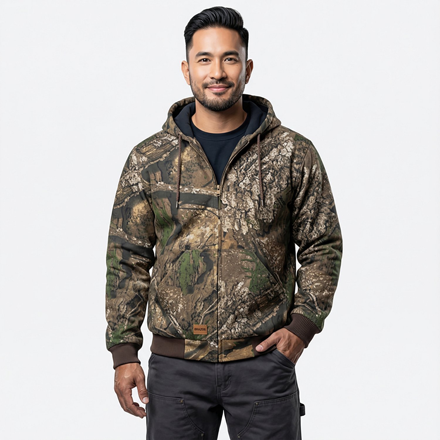 Brazos Men's Engineer Realtree APX Jacket - view number 2