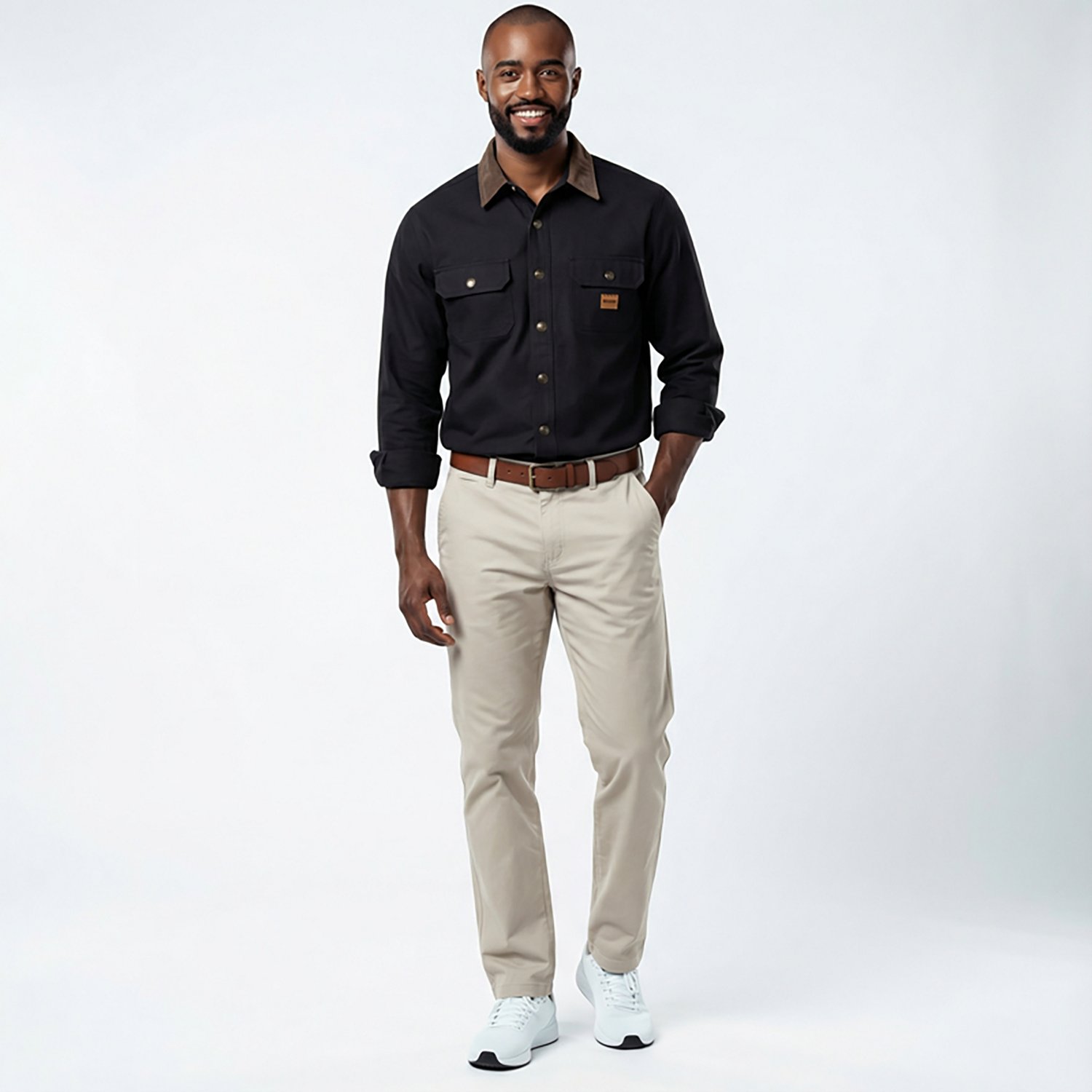 Brazos Men's Contractor Camo Lined ShirtJac