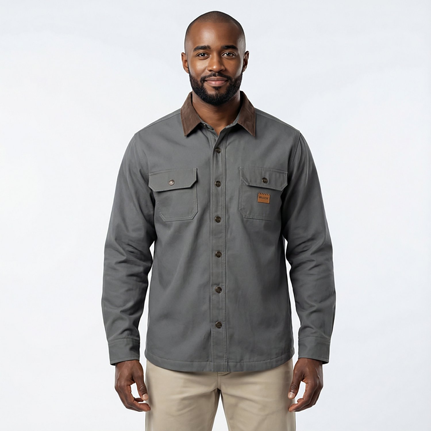 Brazos Men's Contractor Camo Lined ShirtJac                                                                                      - view number 2