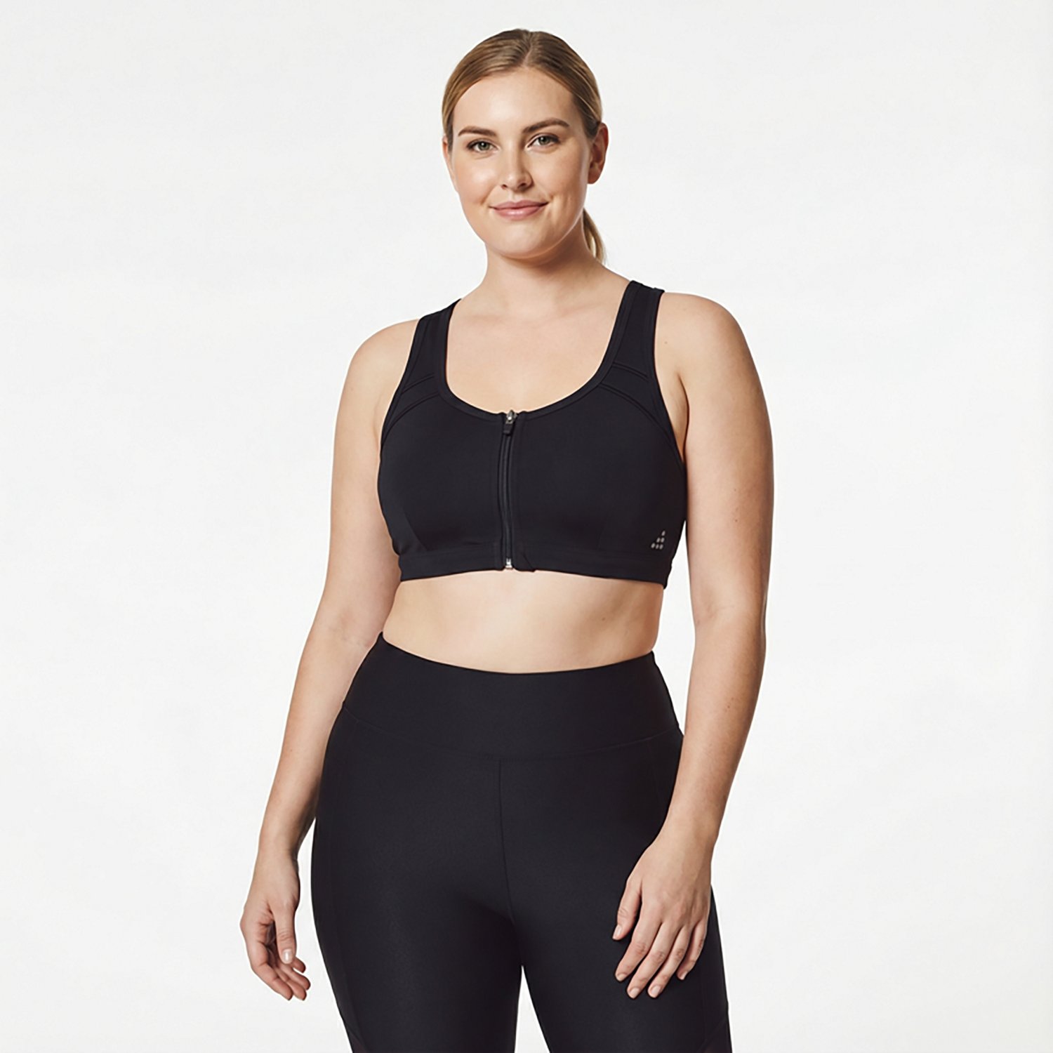 BCG Women's High Zip Front Sports Bra                                                                                            - view number 2