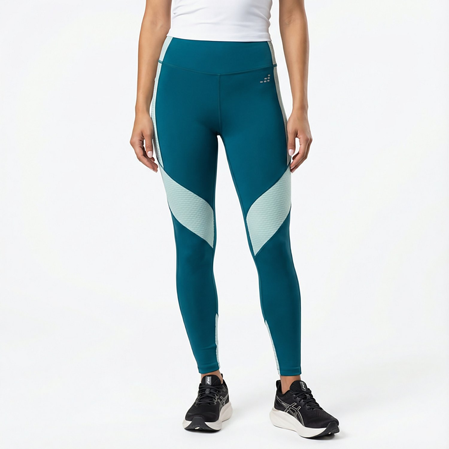 BCG Women's Hight Waisted Texture Mesh Leggings                                                                                  - view number 2