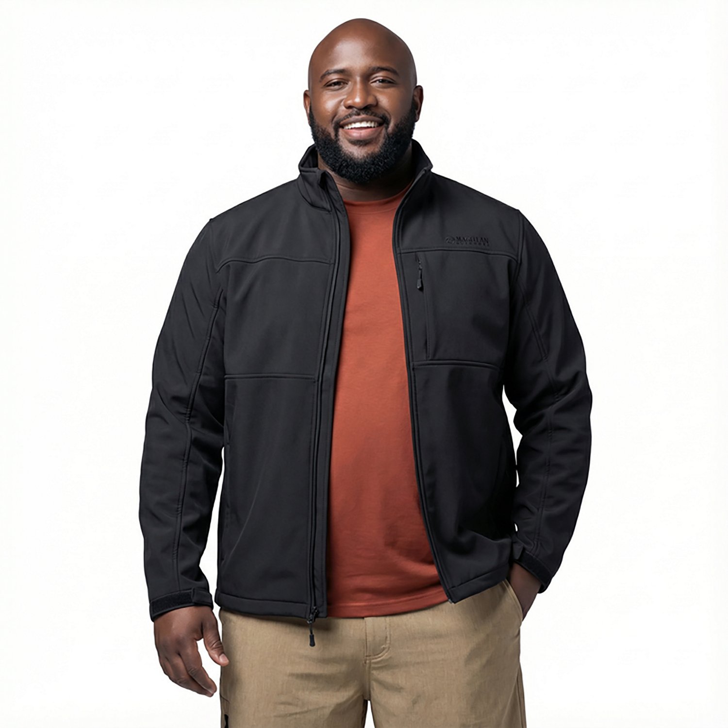 Magellan Outdoors Men's Hickory Canyon Softshell Jacket                                                                          - view number 2