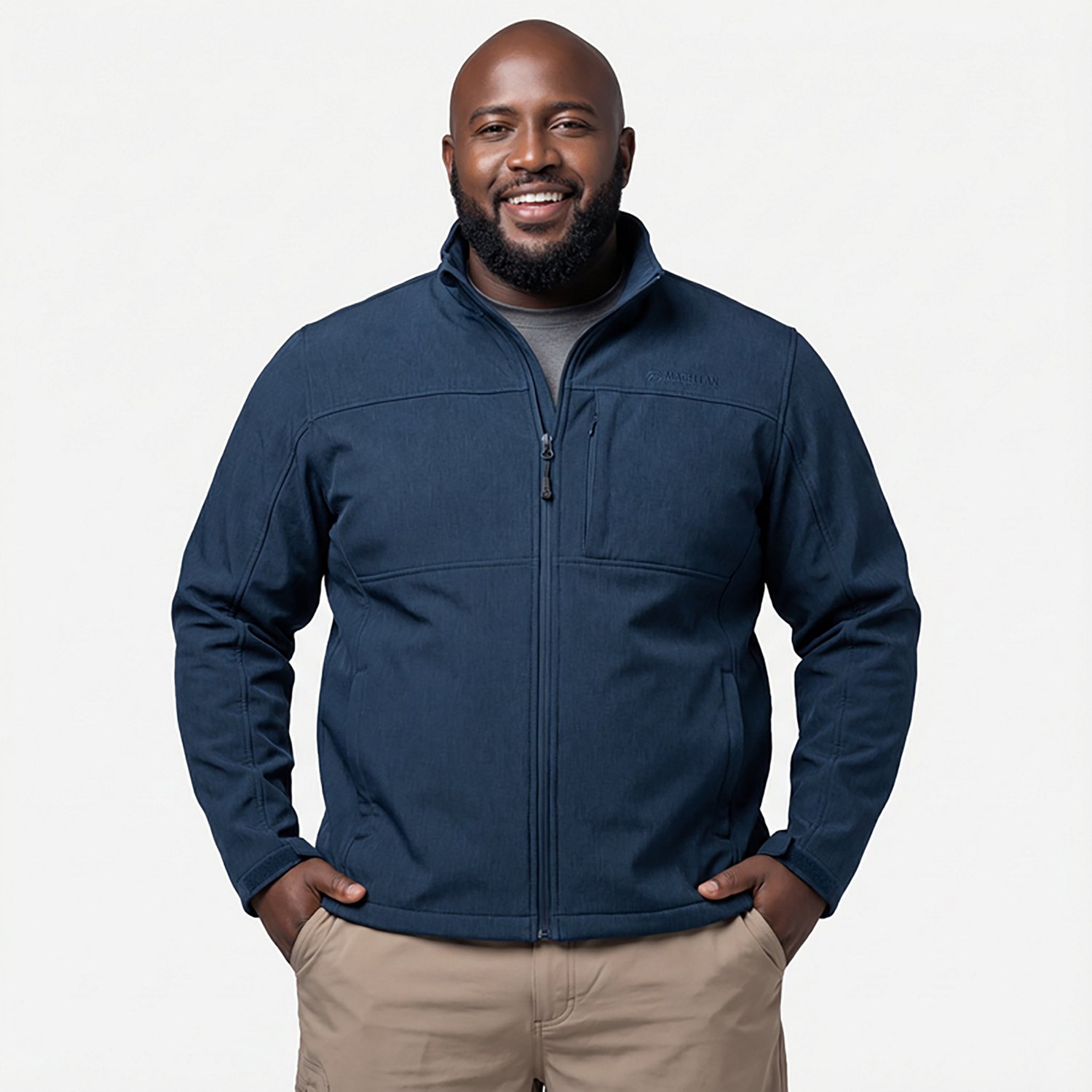 Magellan Outdoors Men's Hickory Canyon Softshell Jacket                                                                          - view number 2