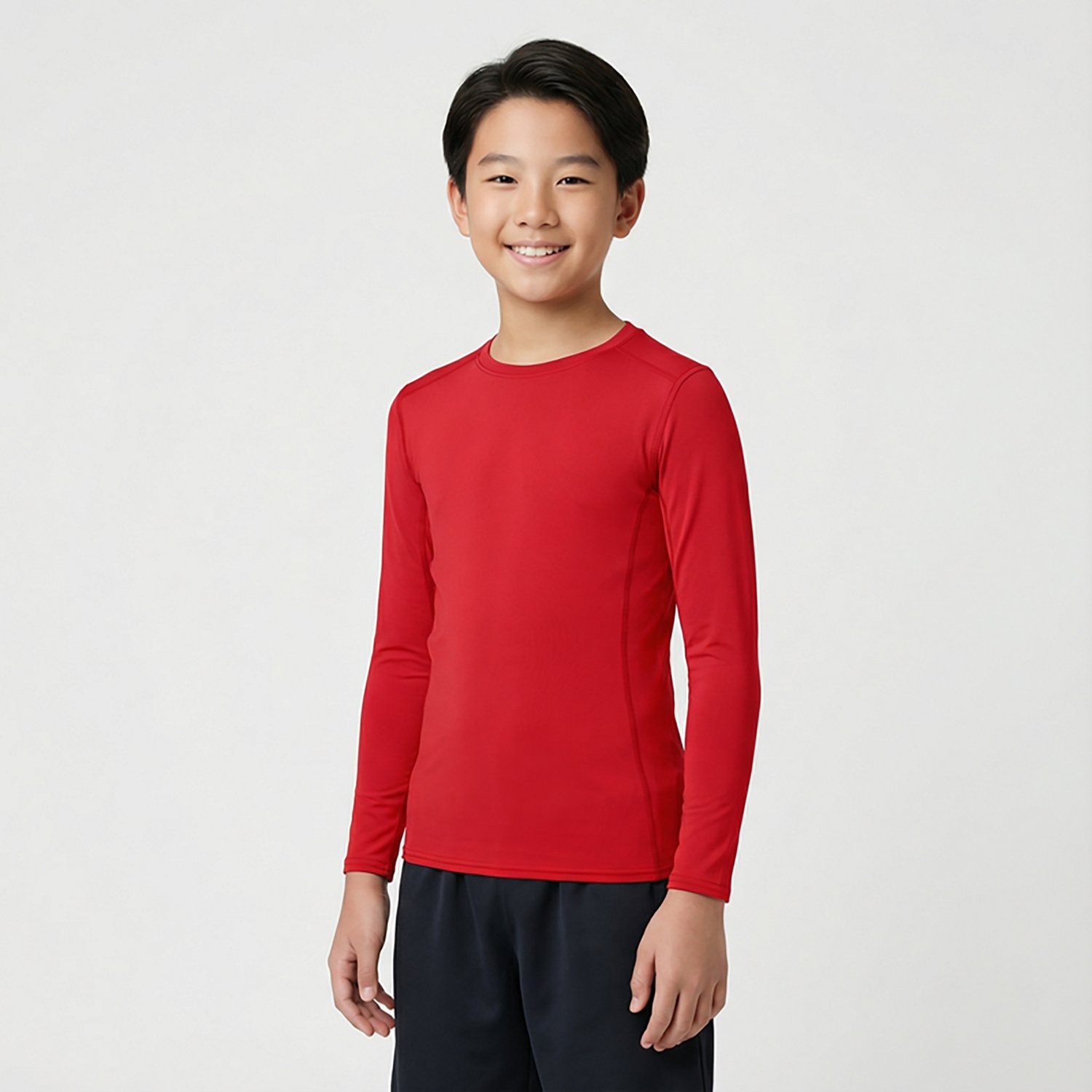 BCG Boys' Sport Compression Solid Longsleeve Top - view number 2