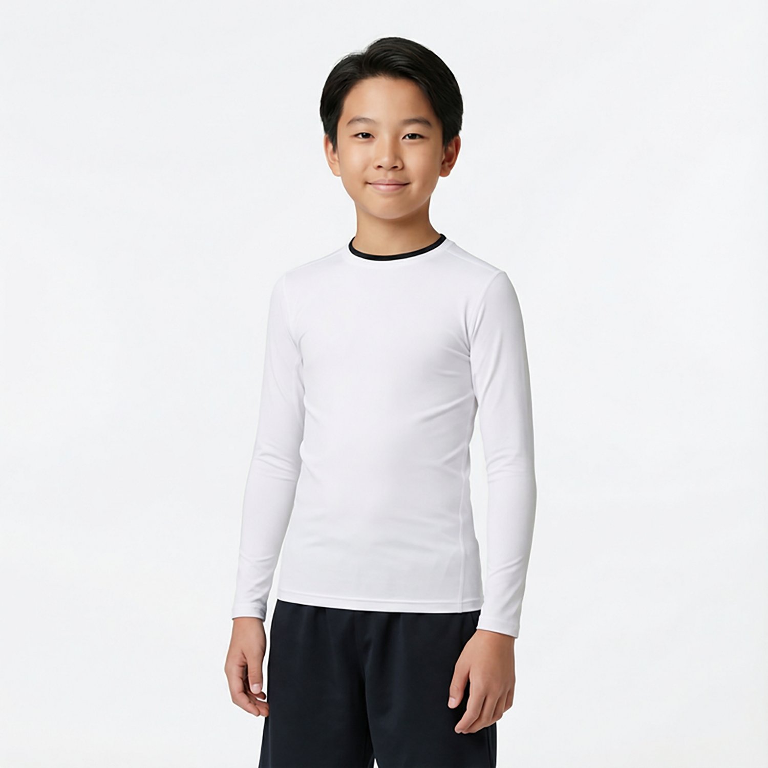 BCG Boys' Sport Compression Solid Longsleeve Top - view number 2