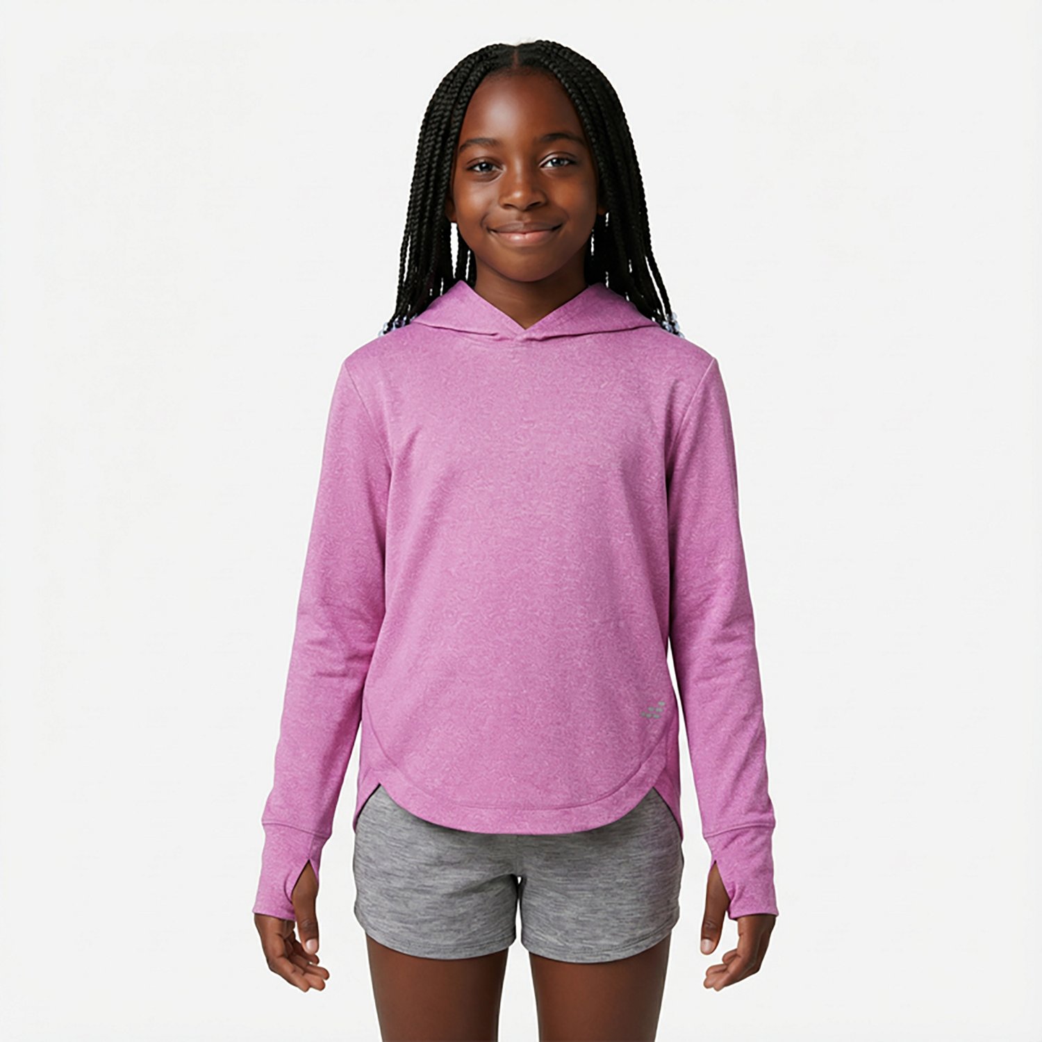 BCG Girls' Soft Heather Hoodie                                                                                                   - view number 2