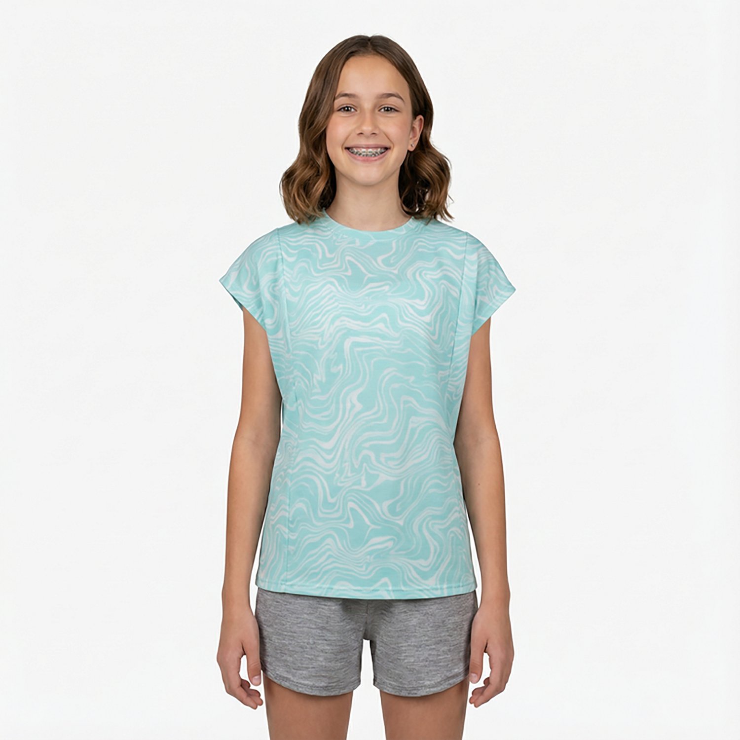 BCG Girls' Boxy Burnout Short Sleeve T-shirt - view number 2