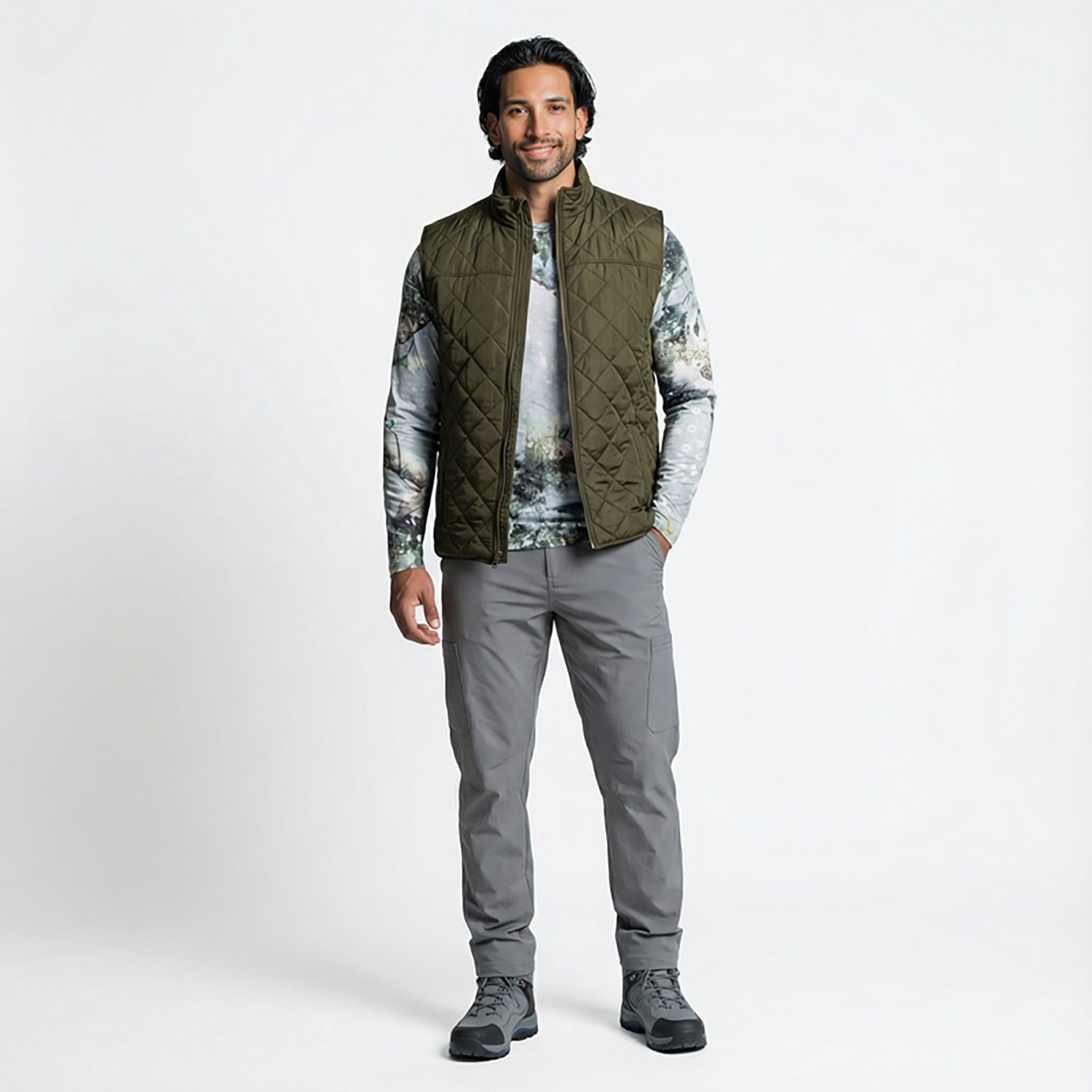 Magellan Outdoors Men's Campfire Quilted Vest                                                                                    - view number 2