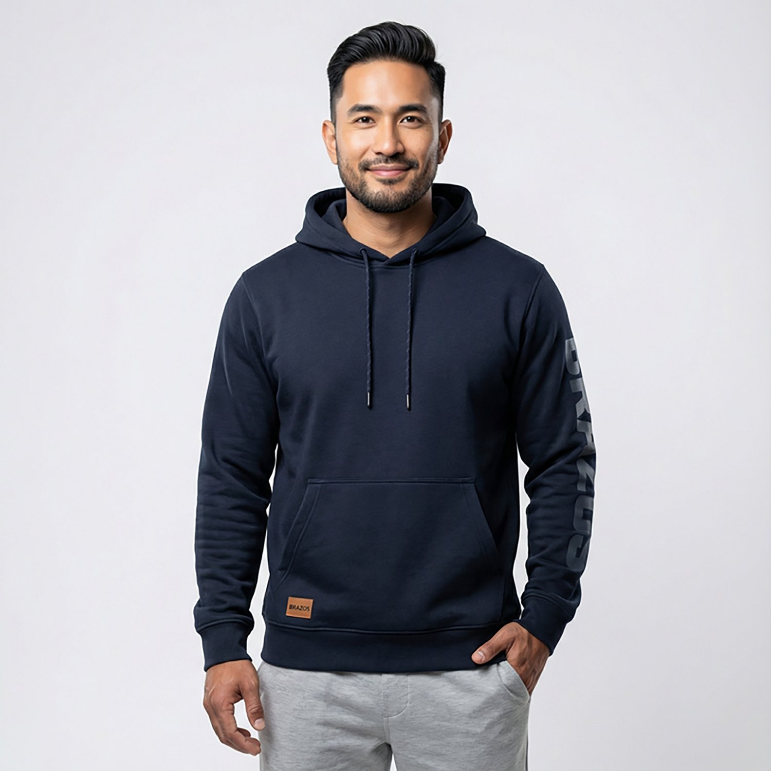 Brazos Men's Blacksmith Heavyweight Fleece Hoodie - view number 2