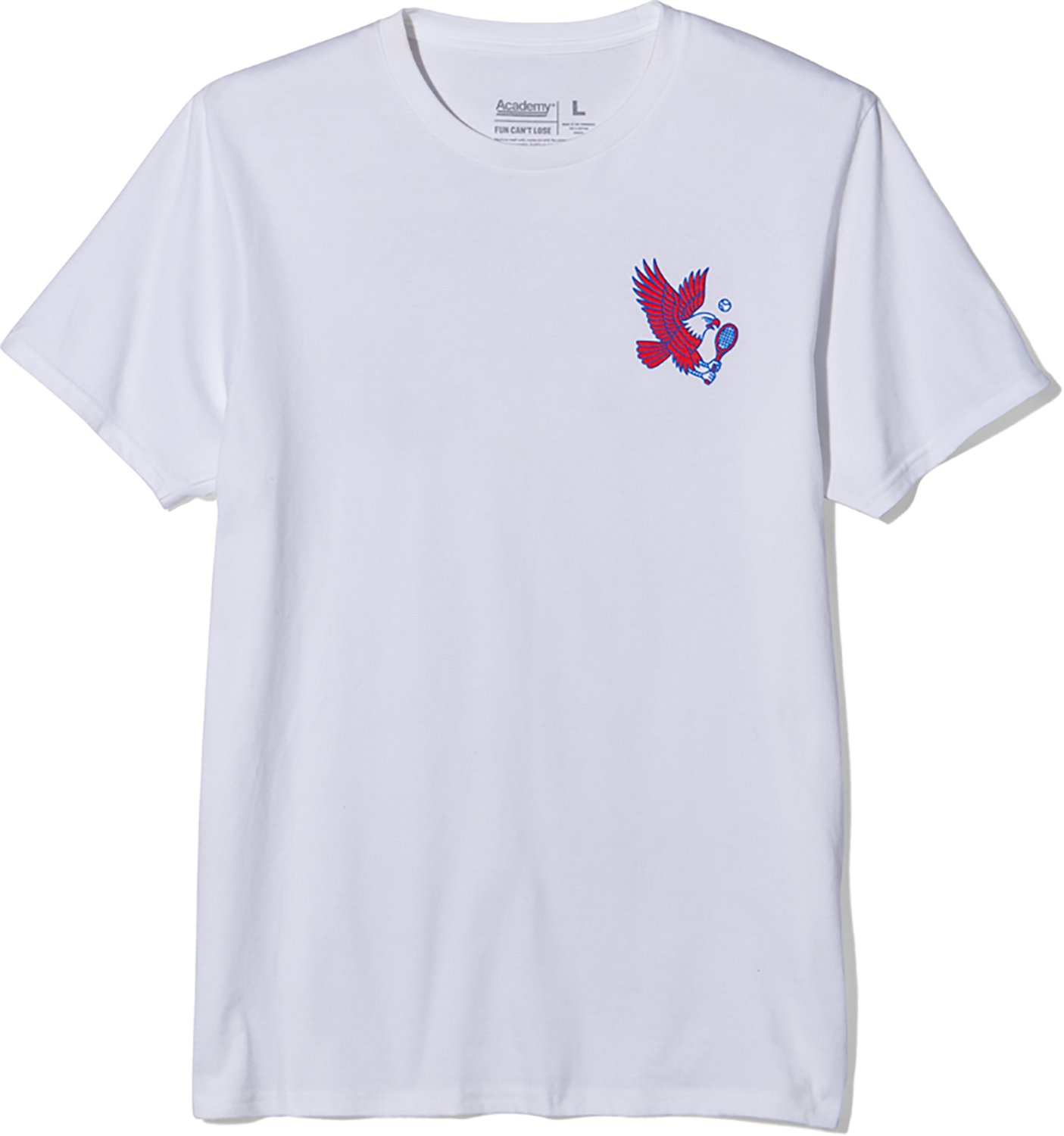 Academy Sports + Outdoors Adults' Eagle Tennis Short Sleeve T-shirt - view number 2