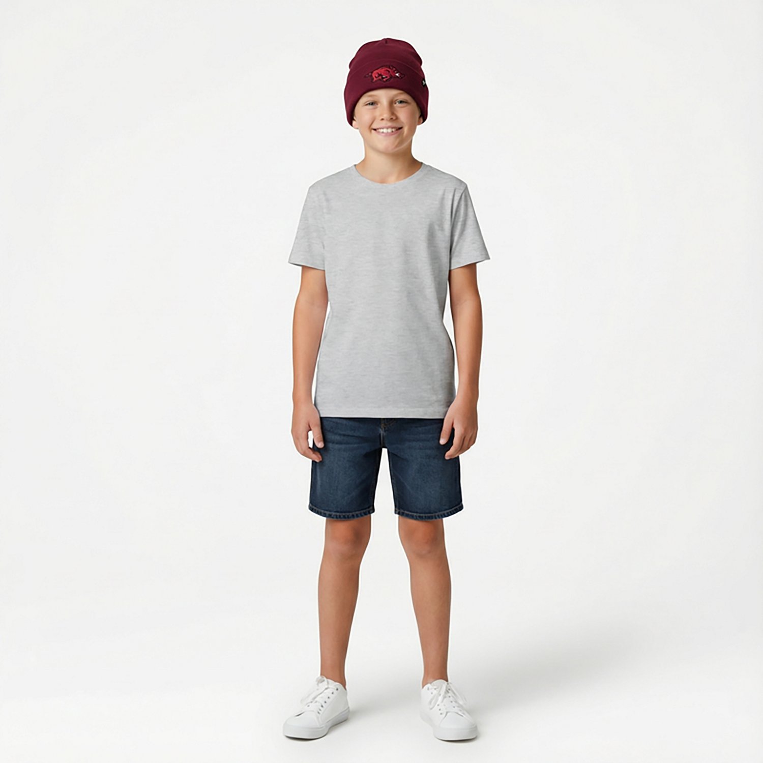 '47 Arkansas Razorbacks Raised Cuffed Knit Hat