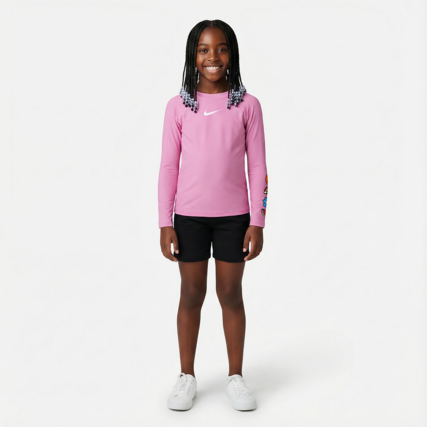 Nike Girls' 4-6X Swim Charms Long Sleeve Hydroguard