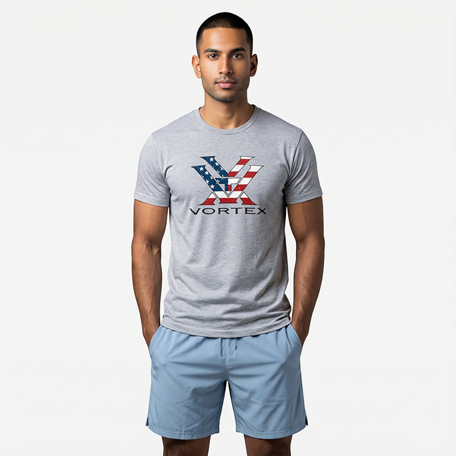 Vortex Men's Stars & Stripes Short Sleeve T-shirt - view number 2