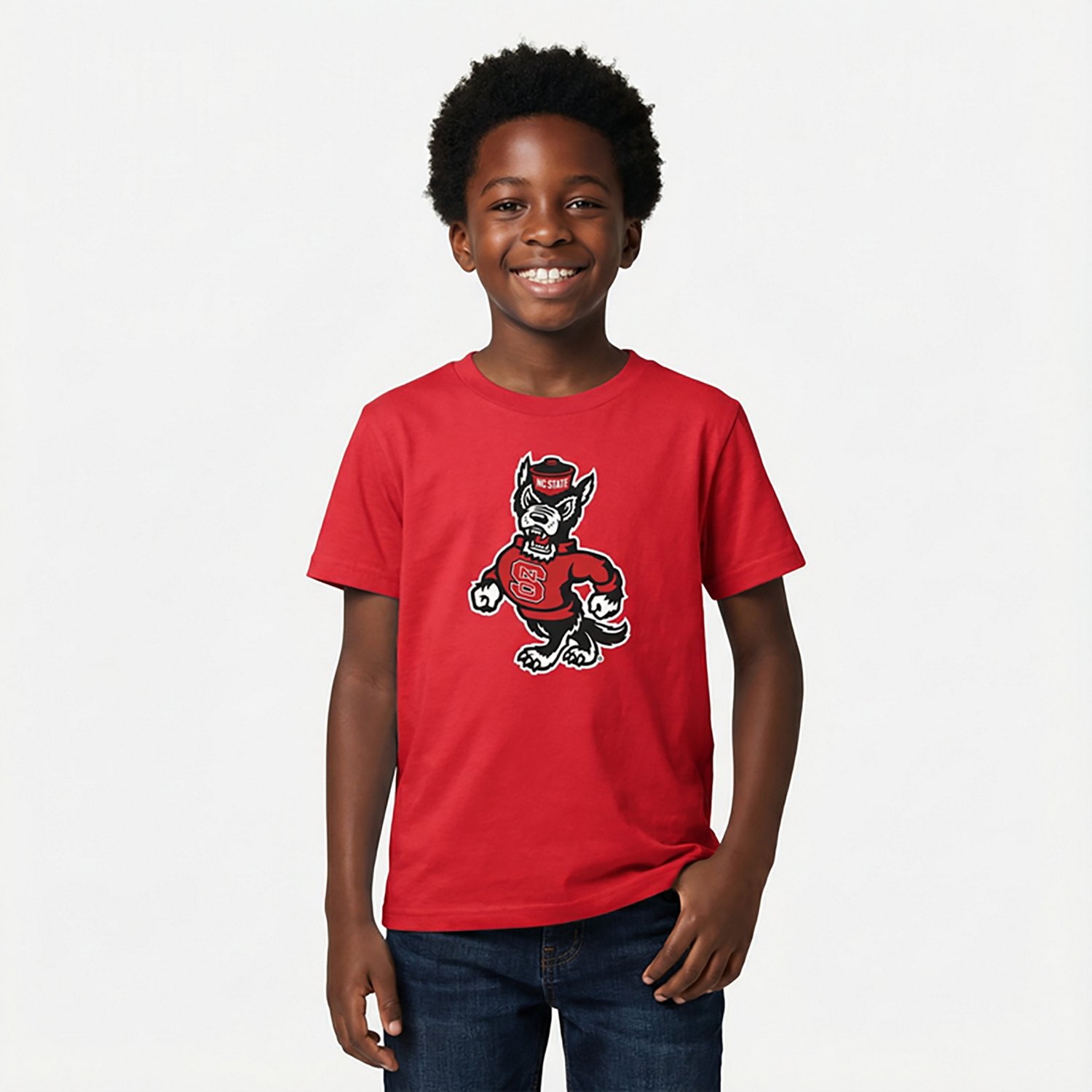 Wes and Willy Youth North Carolina State University Mascot Short Sleeve T-shirt                                                  - view number 2