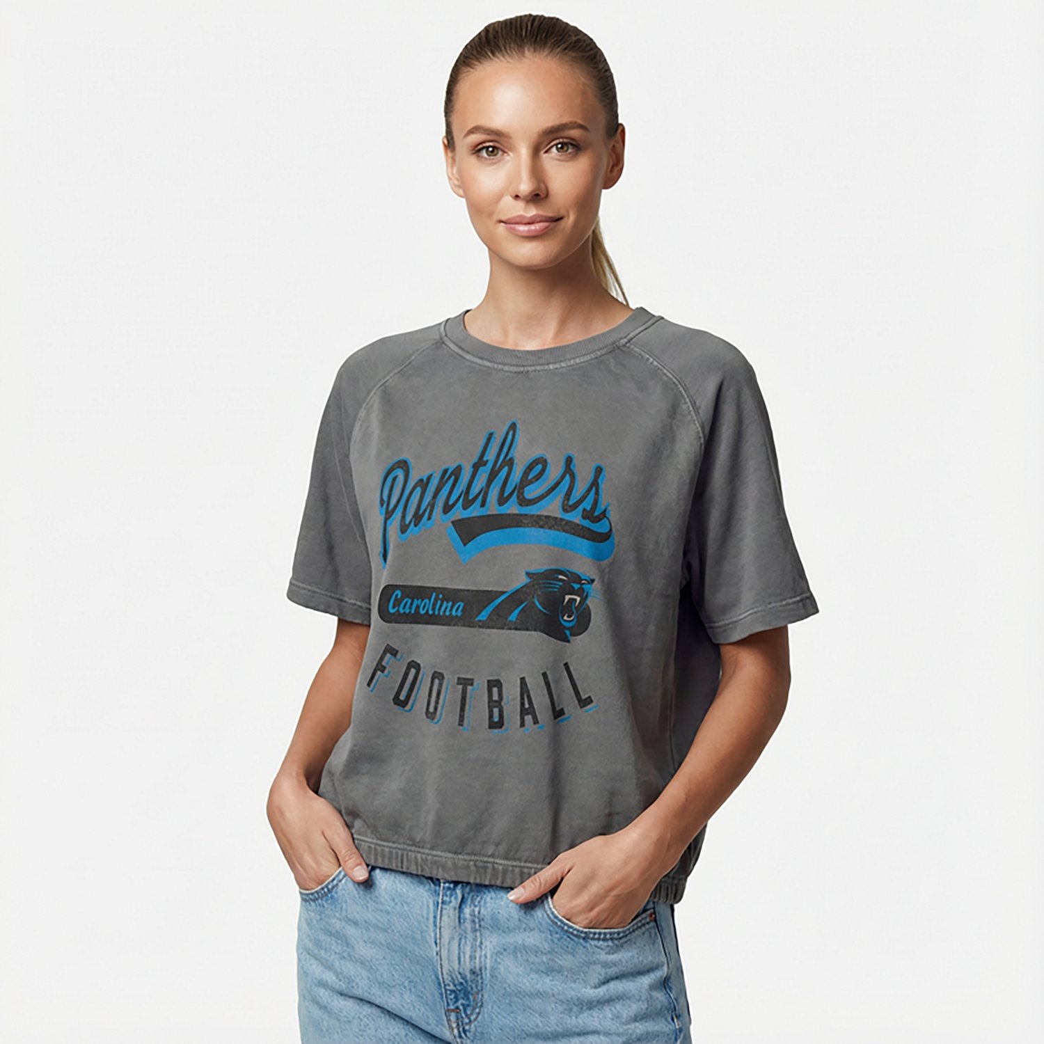 Outerstuff Women's Carolina Panthers Icebreaker Fashion Top - view number 2