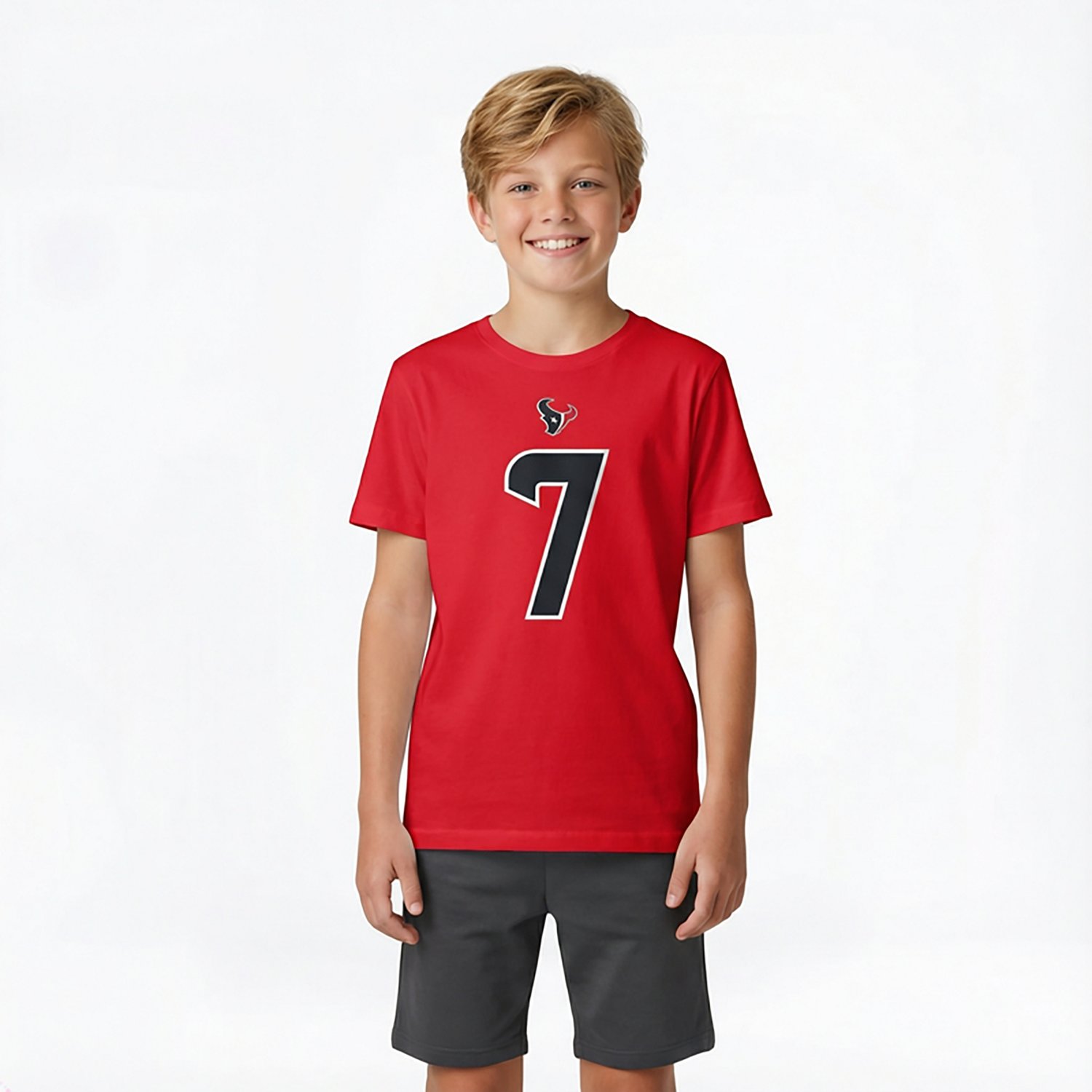 Nike Youth Texans CJ Stroud Fuse Name and Number T-shirt - view number 2