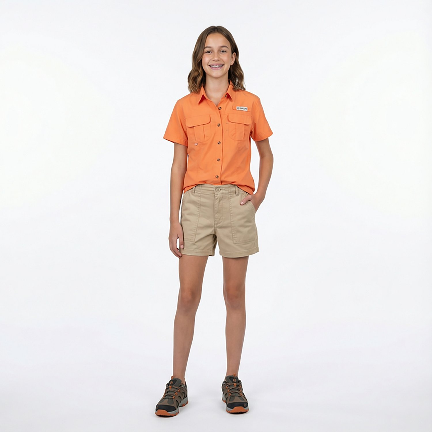 Magellan Outdoors Girls' Hickory Canyon Shorts 3.5