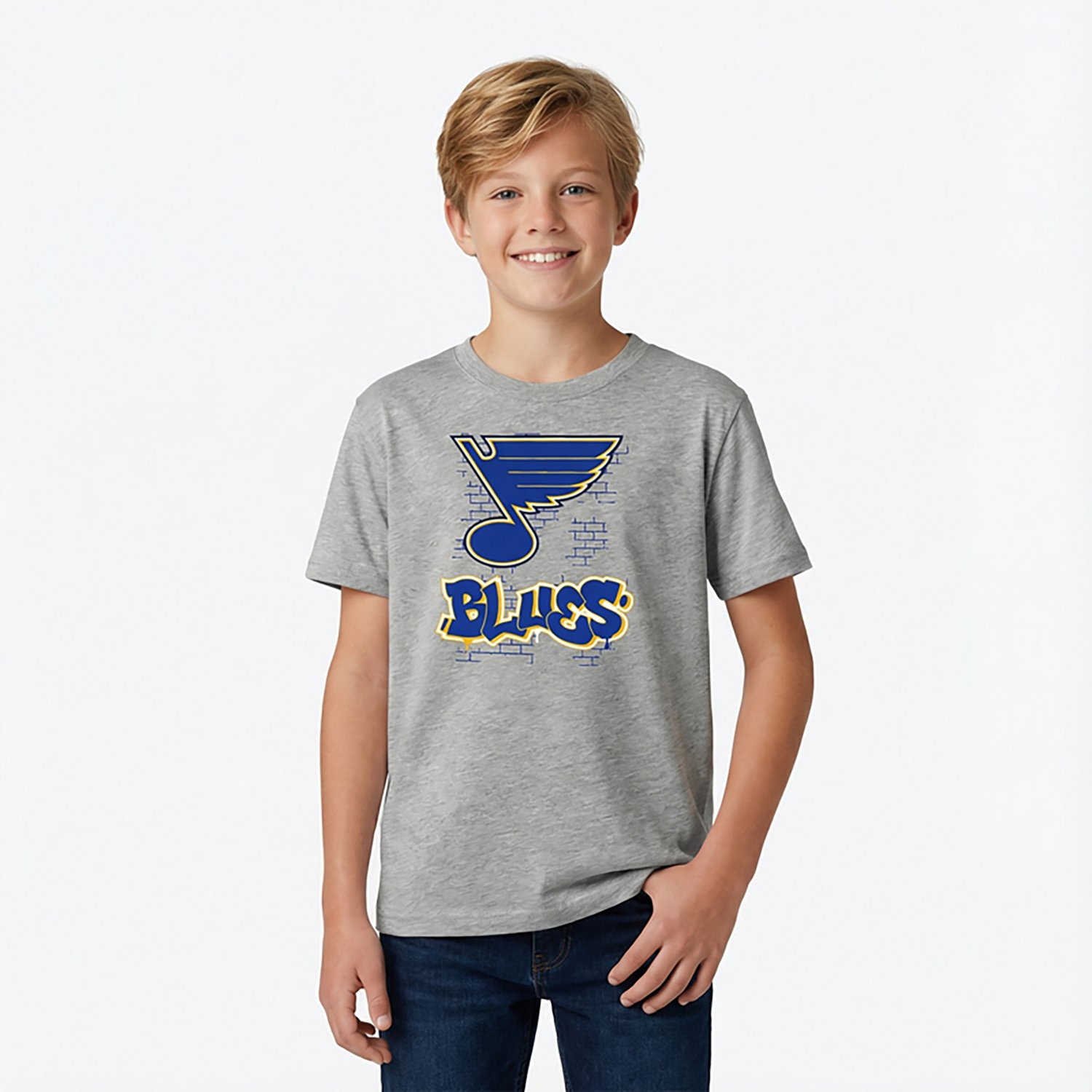 Outerstuff Youth St. Louis Blues Graffiti Short Sleeve T-shirt                                                                   - view number 2