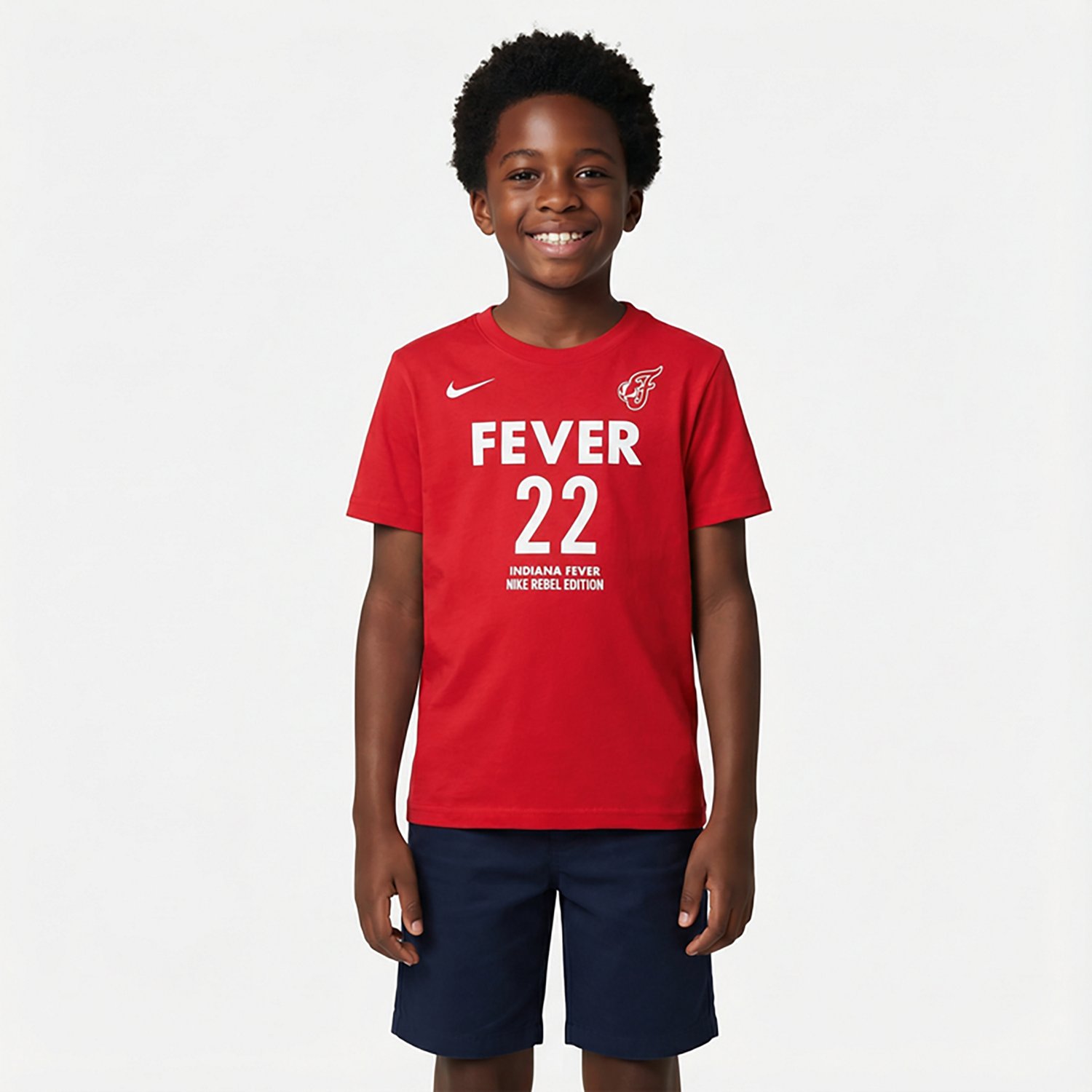 Nike Youth Indiana Fever WNBA Caitlin Clark Rebel Name & Number T-shirt
