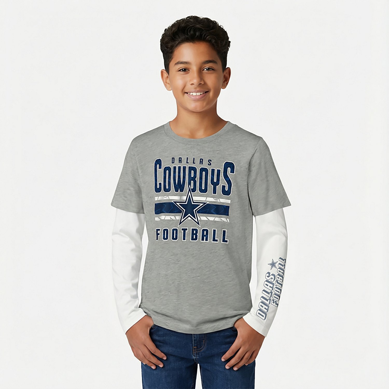 Outerstuff Boys' Cowboys Into the Mix 3-in-1 Combo T-shirt - view number 2