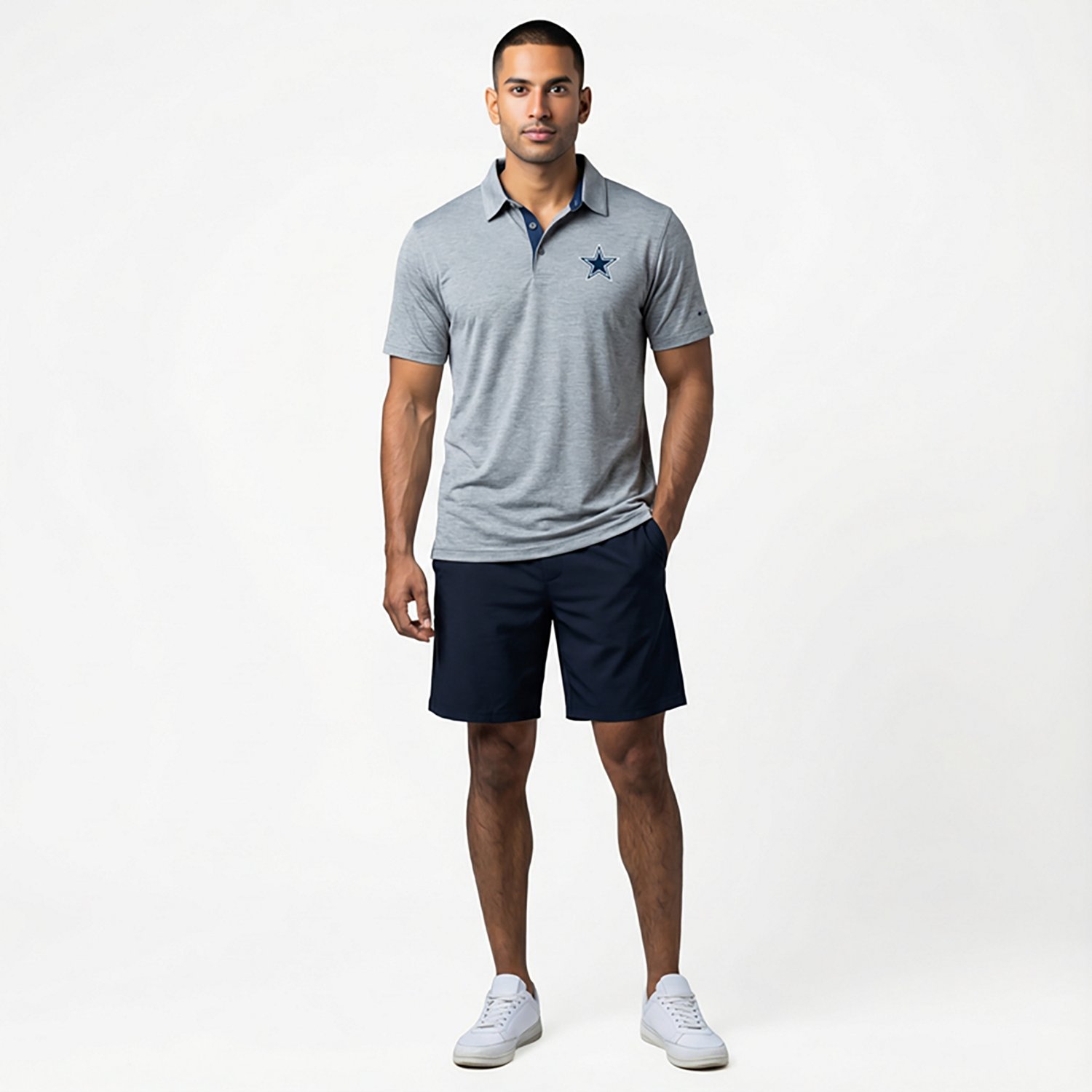 Columbia Sportswear Men's Dallas Cowboys Tech Trail Polo Shirt