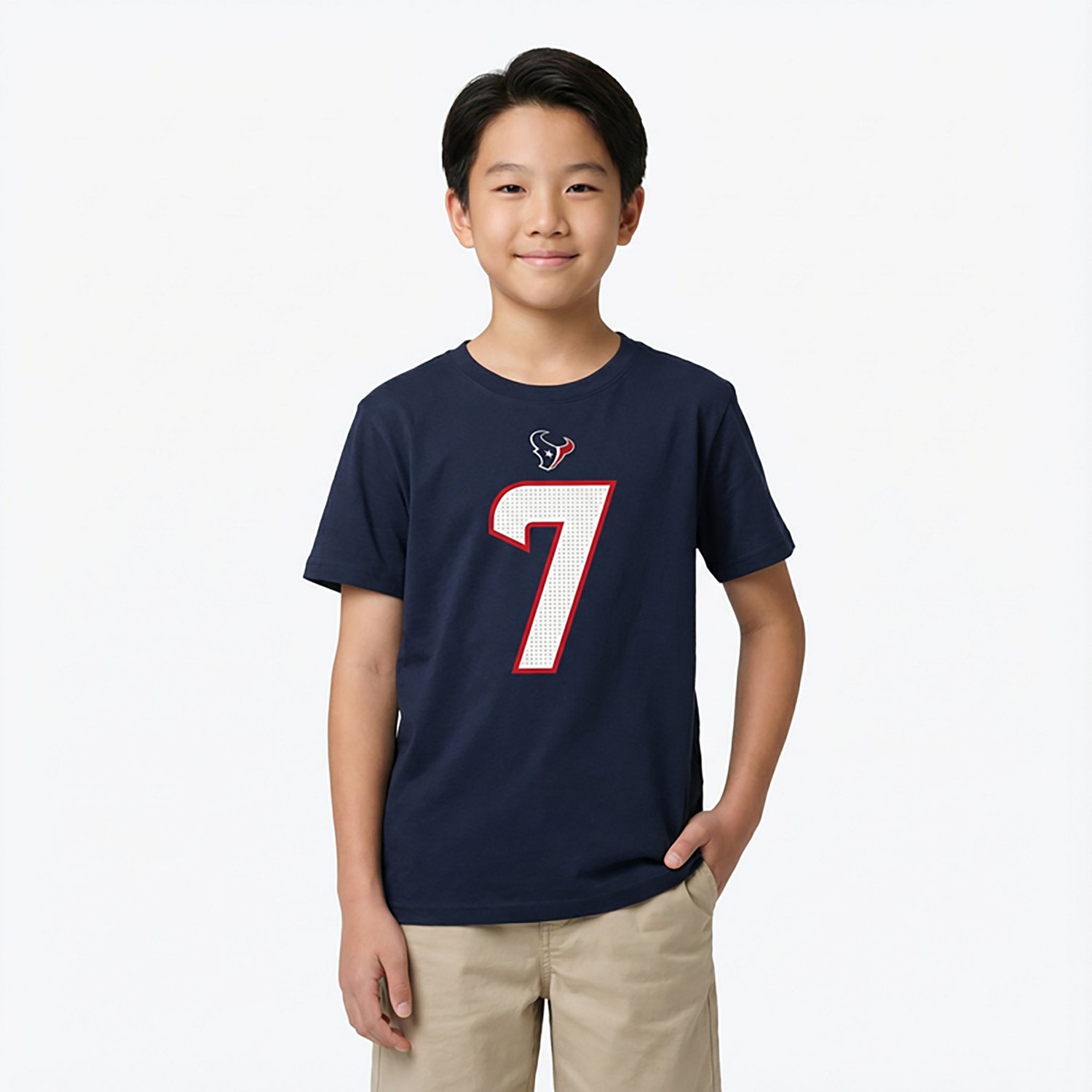 Nike Boys' 4-7 Texans Stroud Fuse Name and Number T-shirt - view number 2