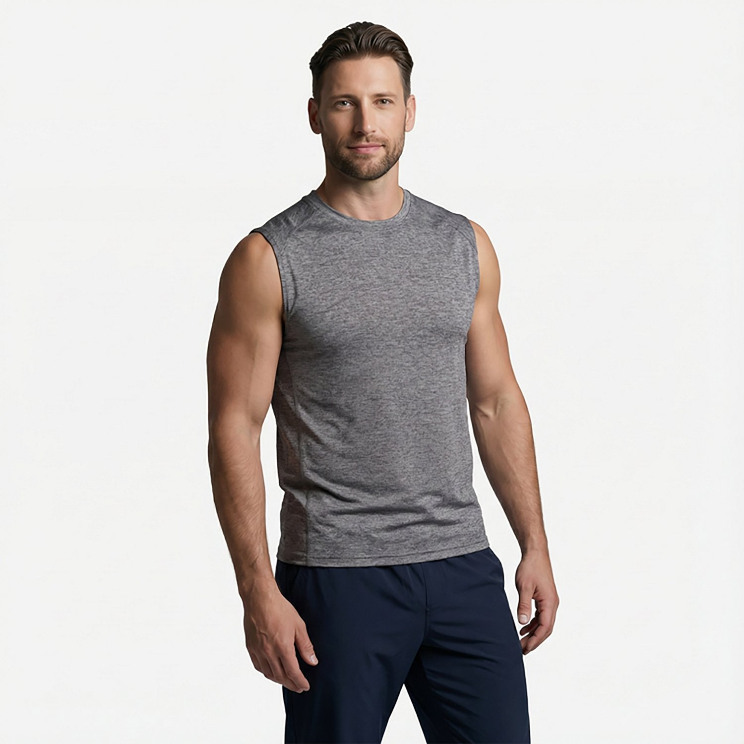 BCG Men's Turbo Melange Muscle Tank Top                                                                                          - view number 2