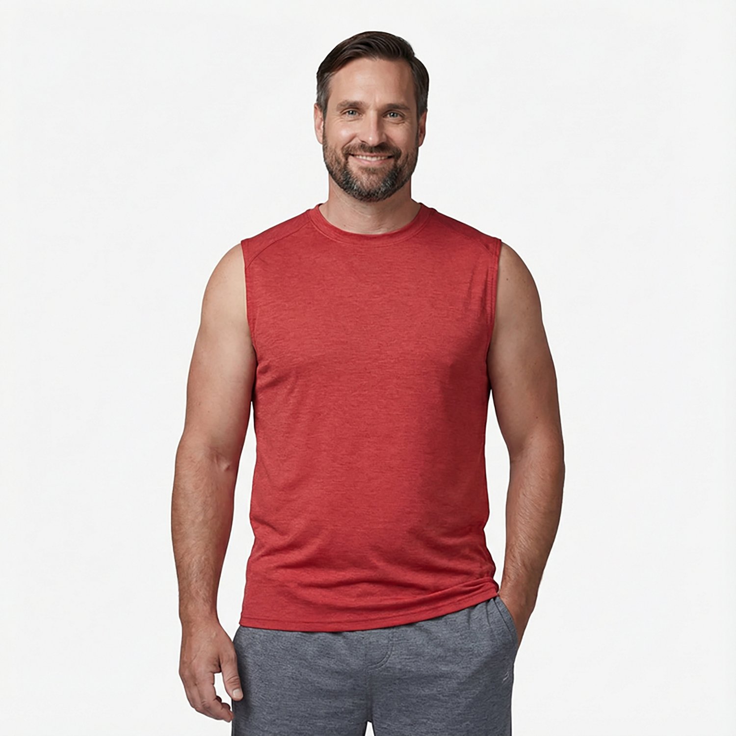 BCG Men's Turbo Melange Muscle Tank Top                                                                                          - view number 2