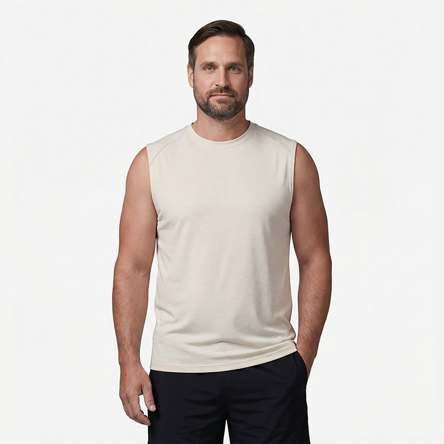 BCG Men's Turbo Melange Muscle Tank Top                                                                                          - view number 2