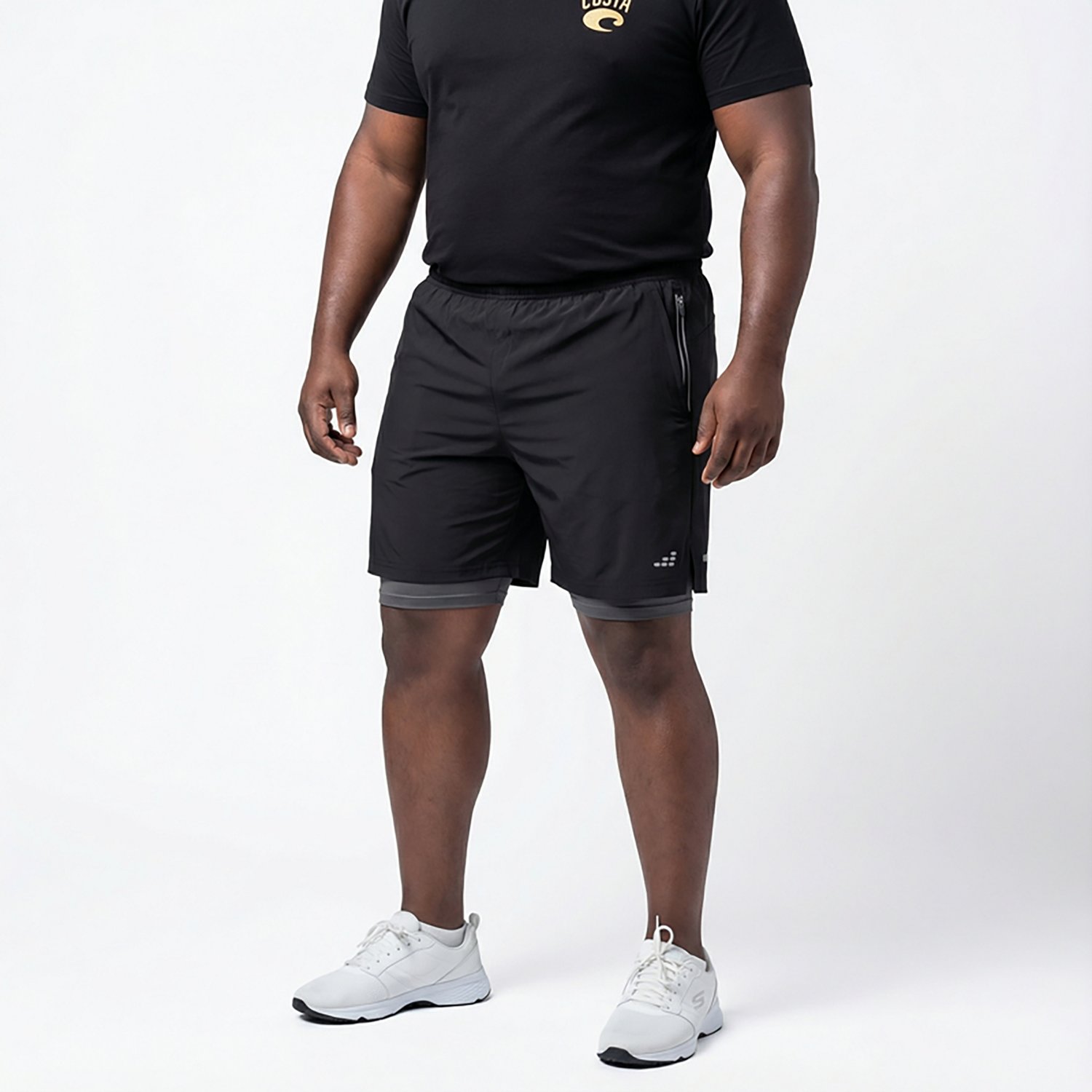 BCG Men's Run Dash 2 in 1 Shorts 5 in                                                                                            - view number 4