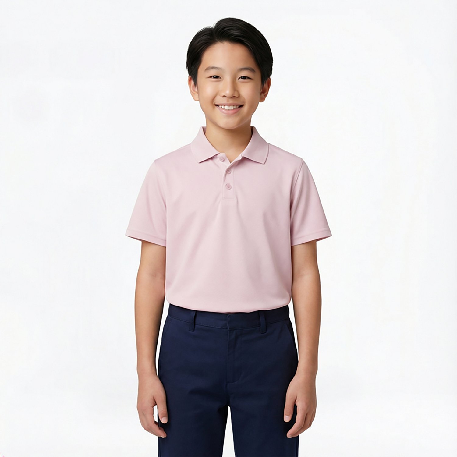 BCG Boys' Training Solid Short Sleeve Polo Shirt                                                                                 - view number 2