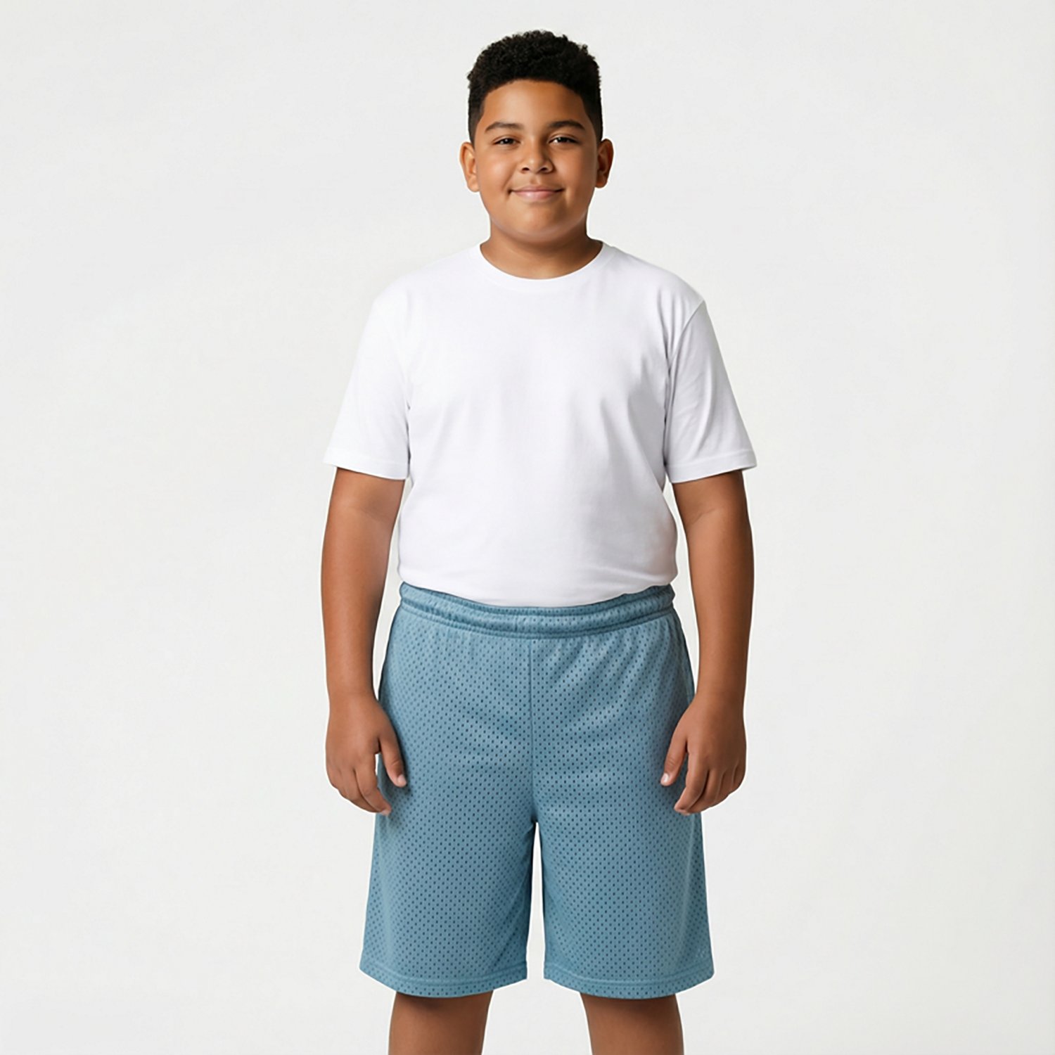 BCG Boys' Mesh 2Tone Shorts 7.5 in                                                                                               - view number 2