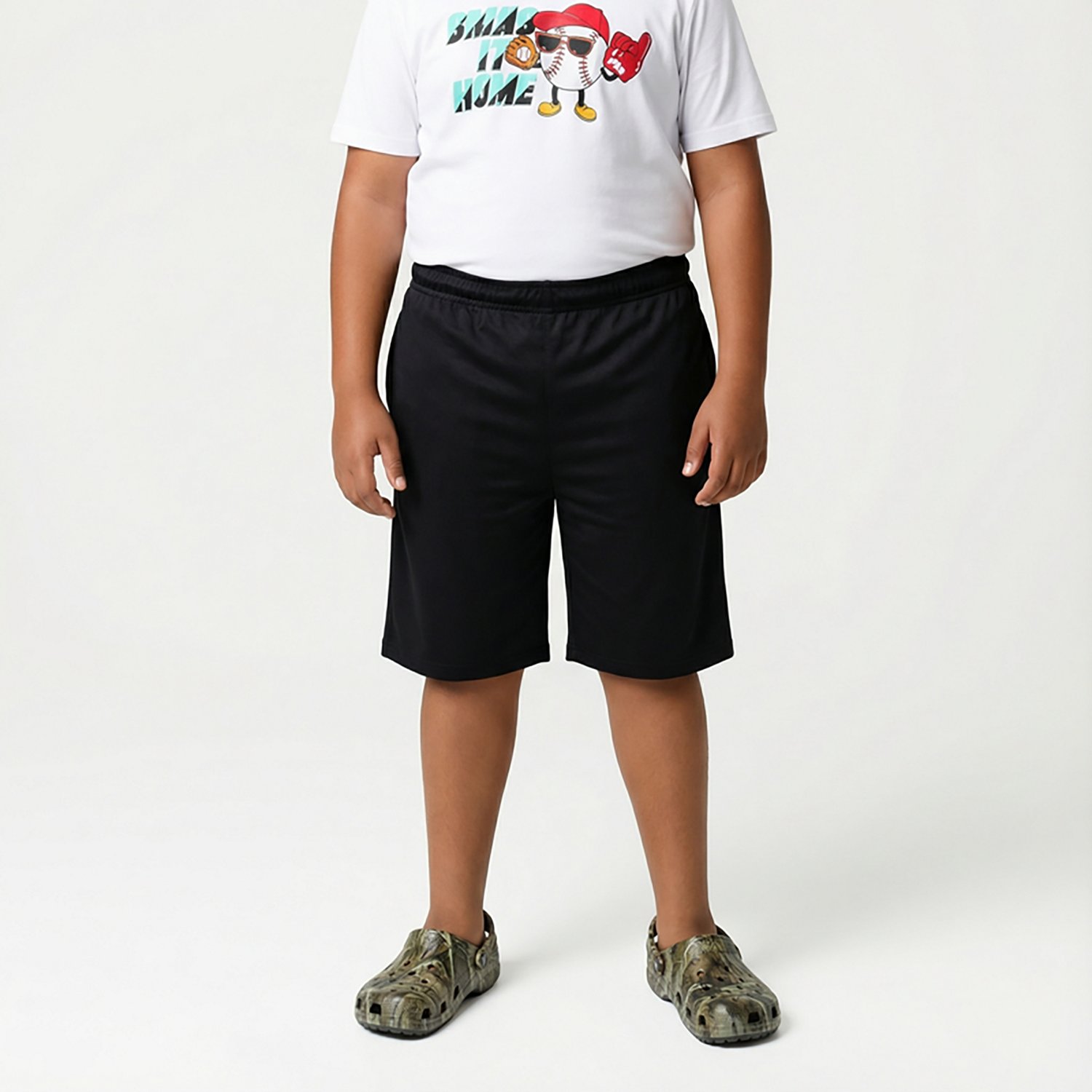 BCG Boys' Turbo Solid Shorts 7.5 in - view number 2