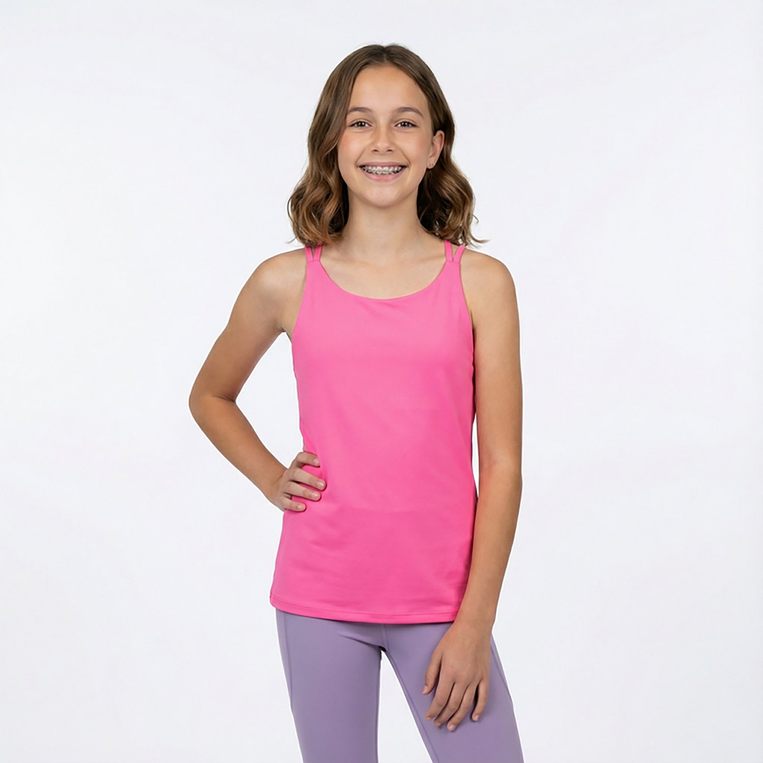 BCG Girls' Core Shelf Bra Tank Top                                                                                               - view number 2