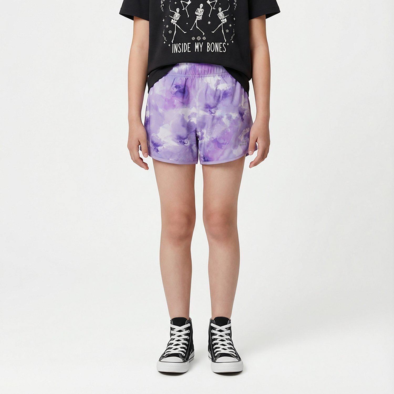 BCG Girls' Run Race Printed Shorts 3.5 in                                                                                        - view number 2