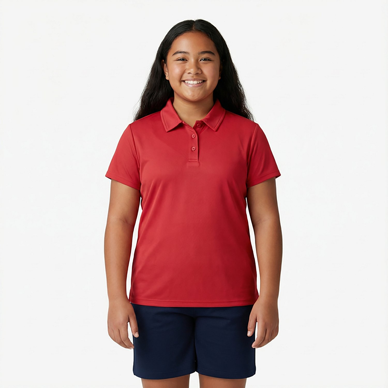 BCG Girls' Tennis Play Short Sleeve Polo Shirt                                                                                   - view number 2