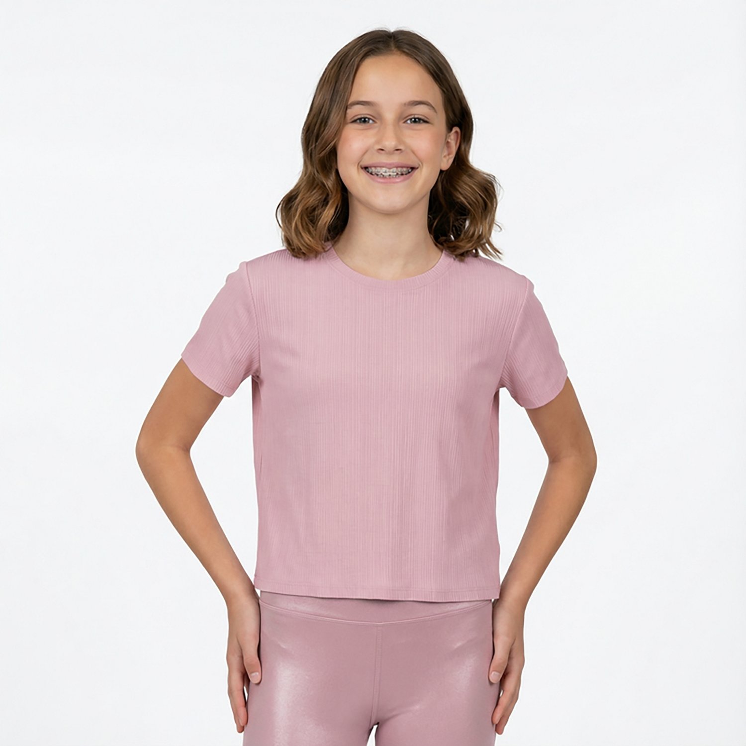 BCG Girls' Twist Back Crop Top                                                                                                   - view number 2