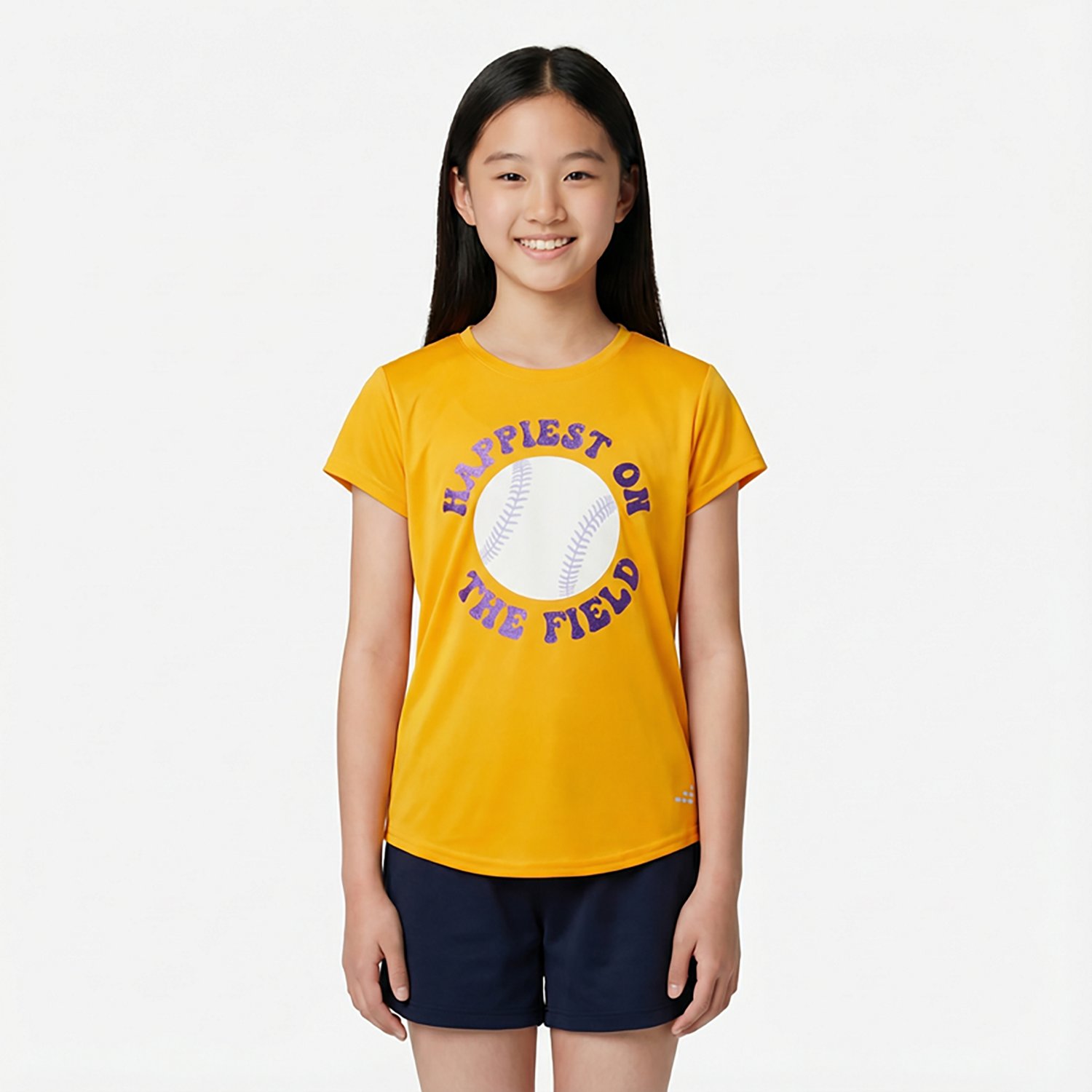 BCG Girls' Training Turbo Softball Field Graphic Short Sleeve T-shirt - view number 2