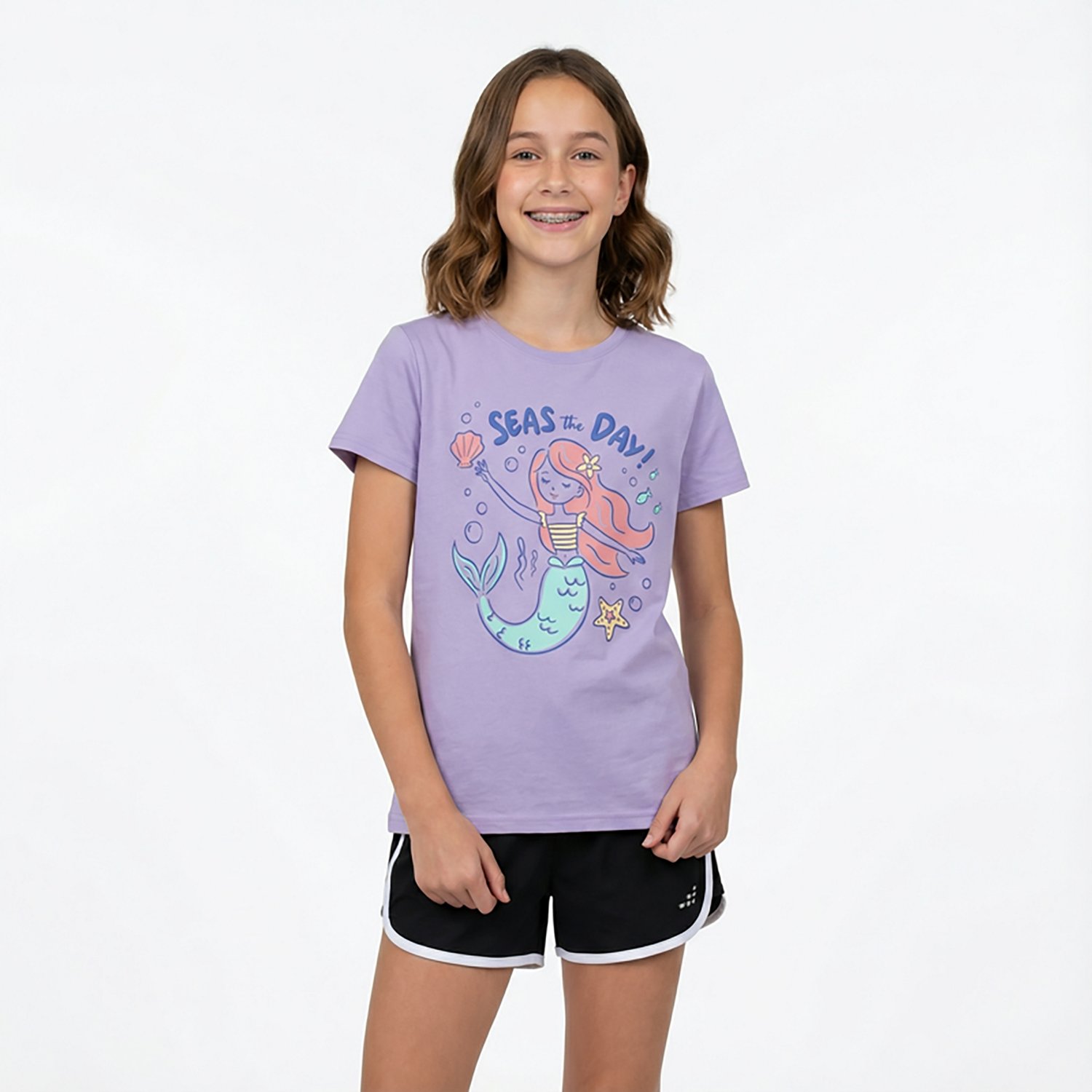 BCG Girls’ Lifestyle Mermaid Graphic T-shirt - view number 2